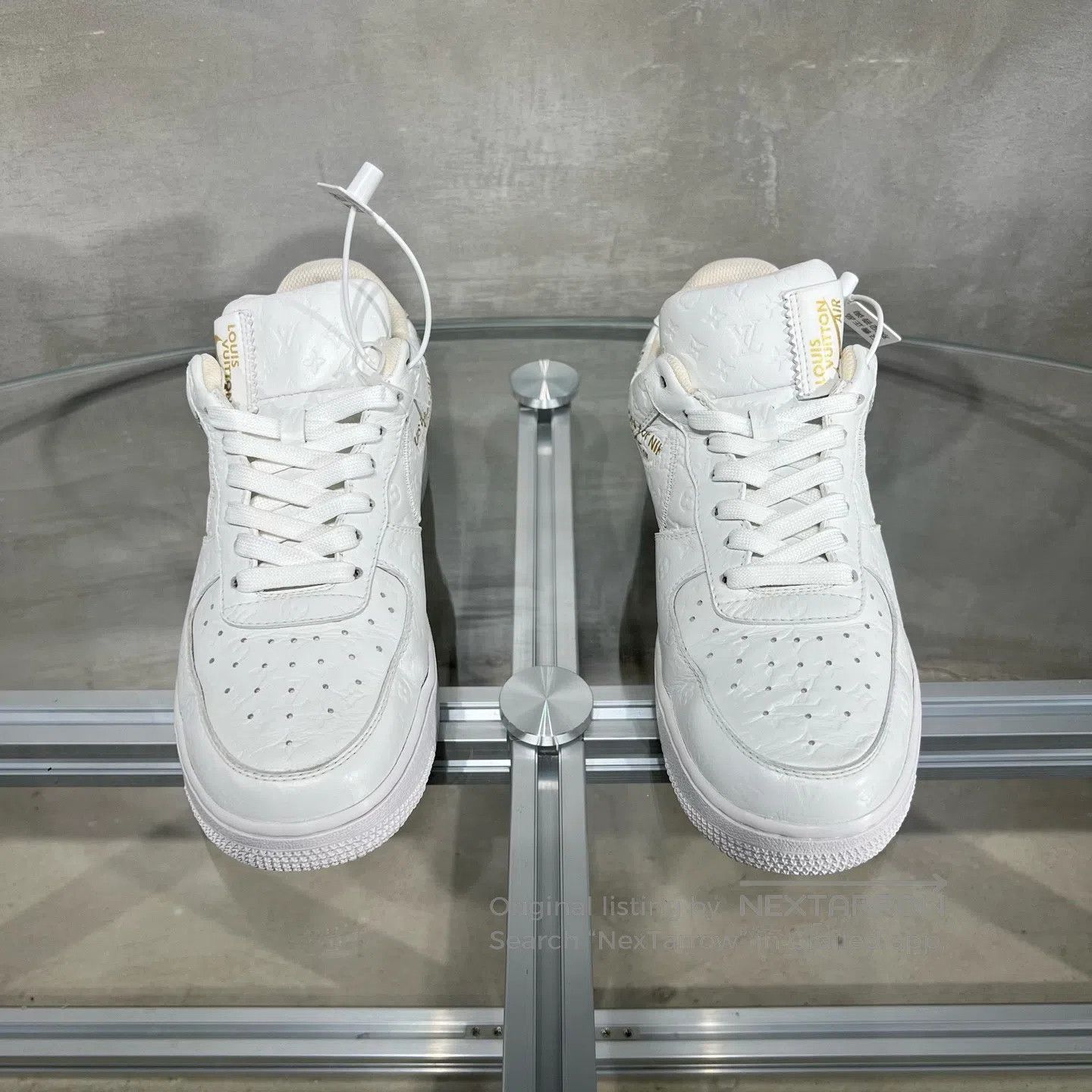 Louis Vuitton Louis Vuitton xNKIE AF1 White Shoes Size US 7.5 / EU 40-41 - 1 Thumbnail