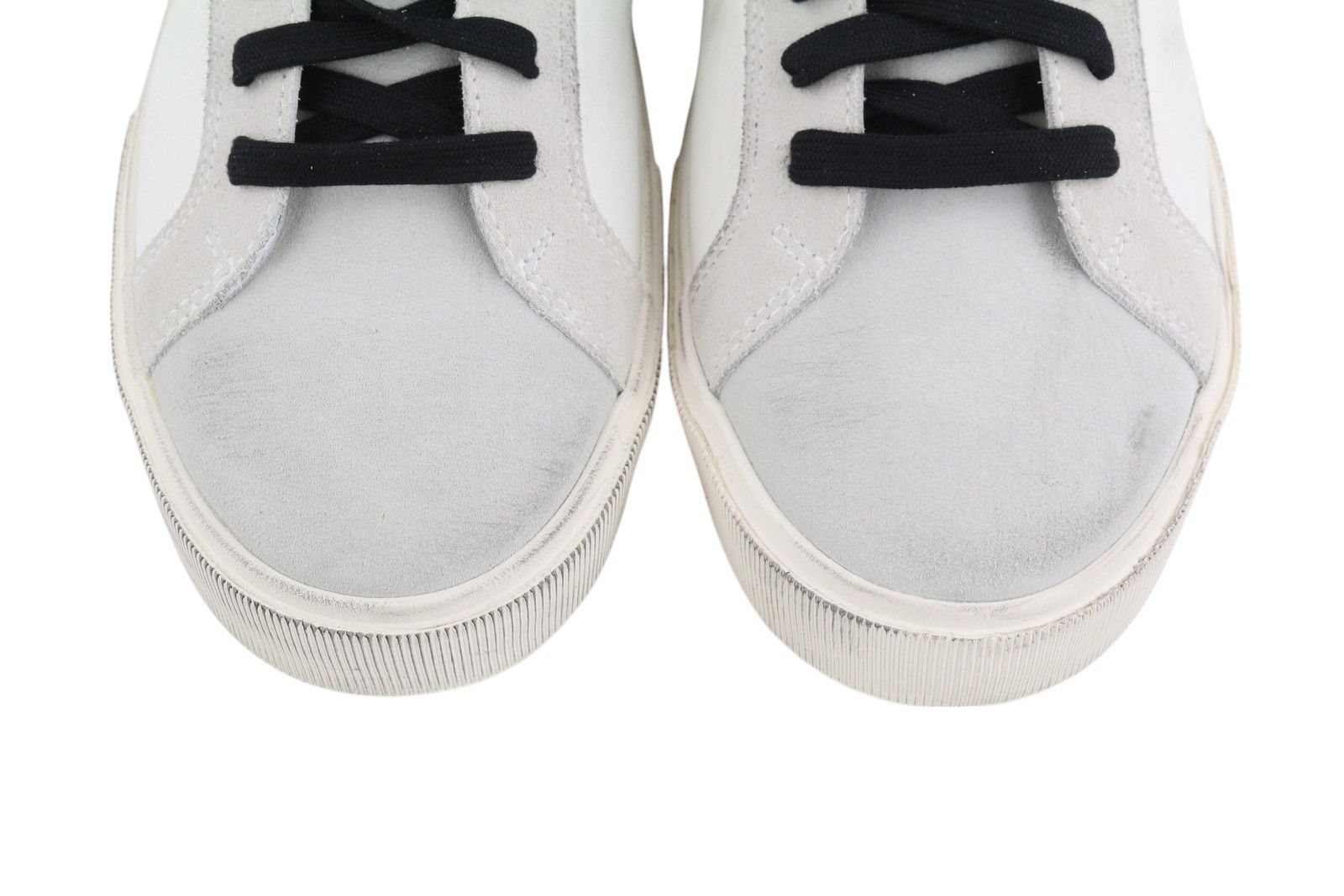 Diesel S-MYDORI LC EU45 White Leather Almond Toe Laced 40941 Size US 12 / EU 45 - 5 Thumbnail