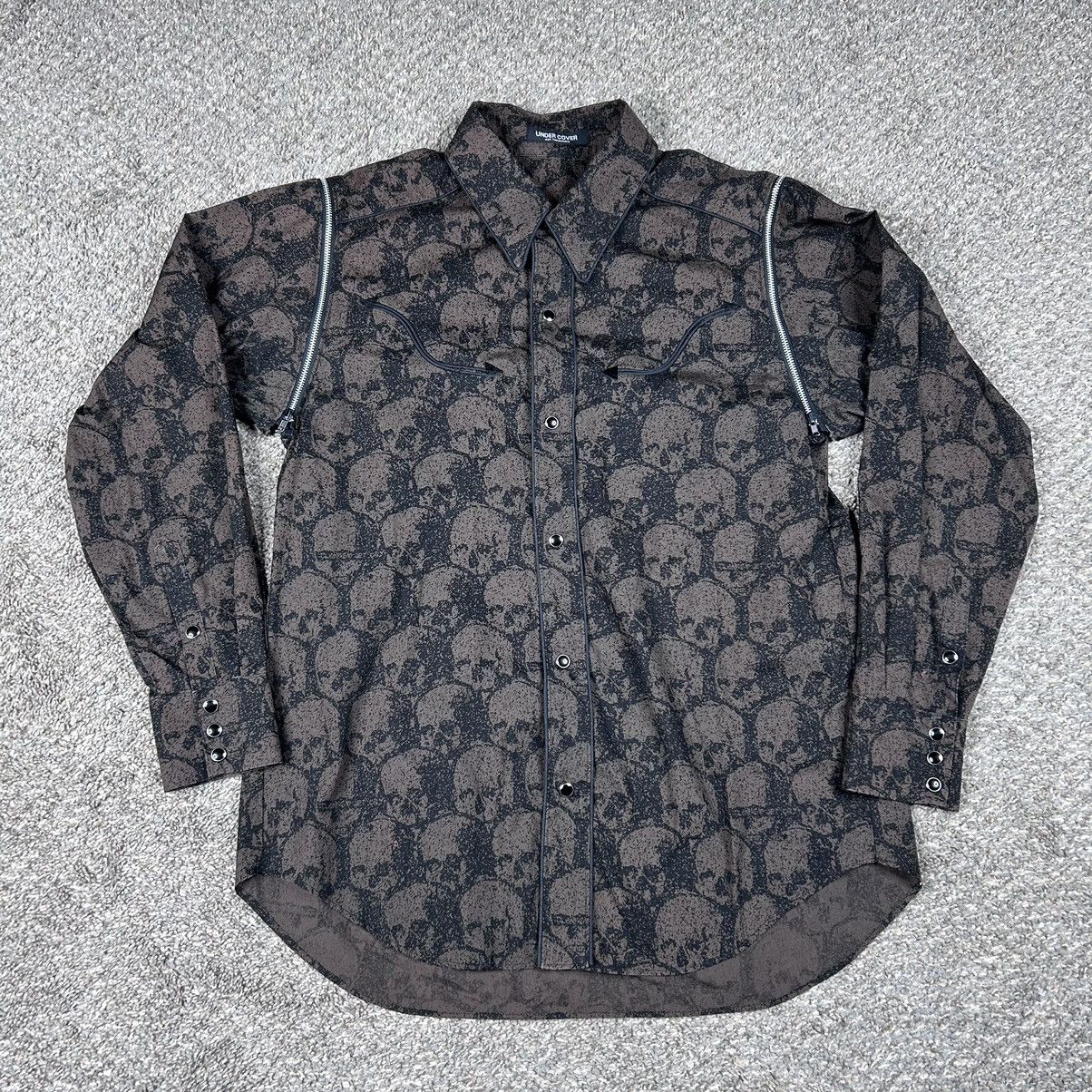 Jun Takahashi × Undercover Undercover ss96 western skull button up shirt Size US M / EU 48-50 / 2 - 1 Thumbnail
