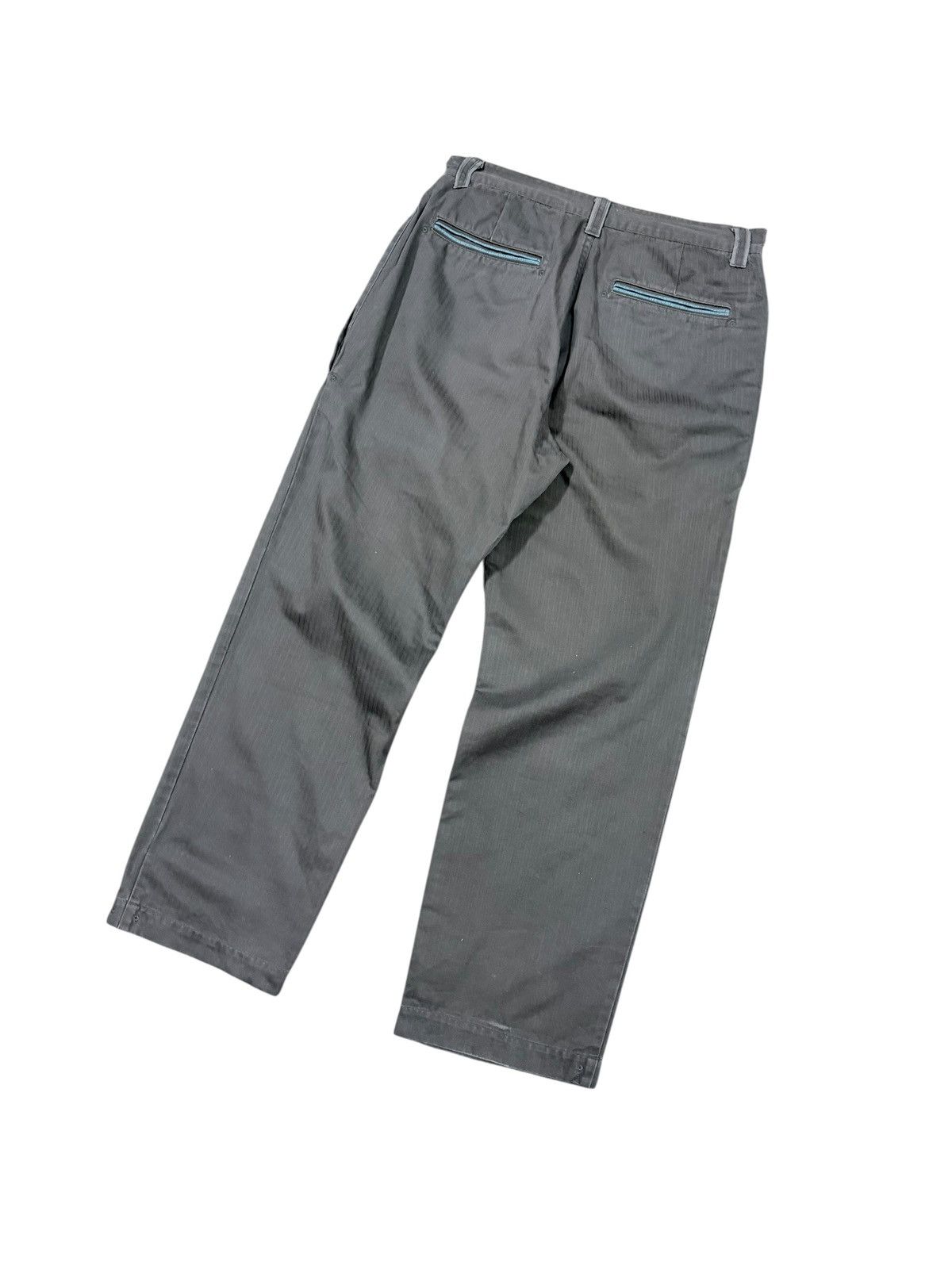 Neighborhood × Wtaps Vtg✅Mad Hectic Harringbone CAsual Pants/Japan Size US 34 / EU 50 - 8 Thumbnail