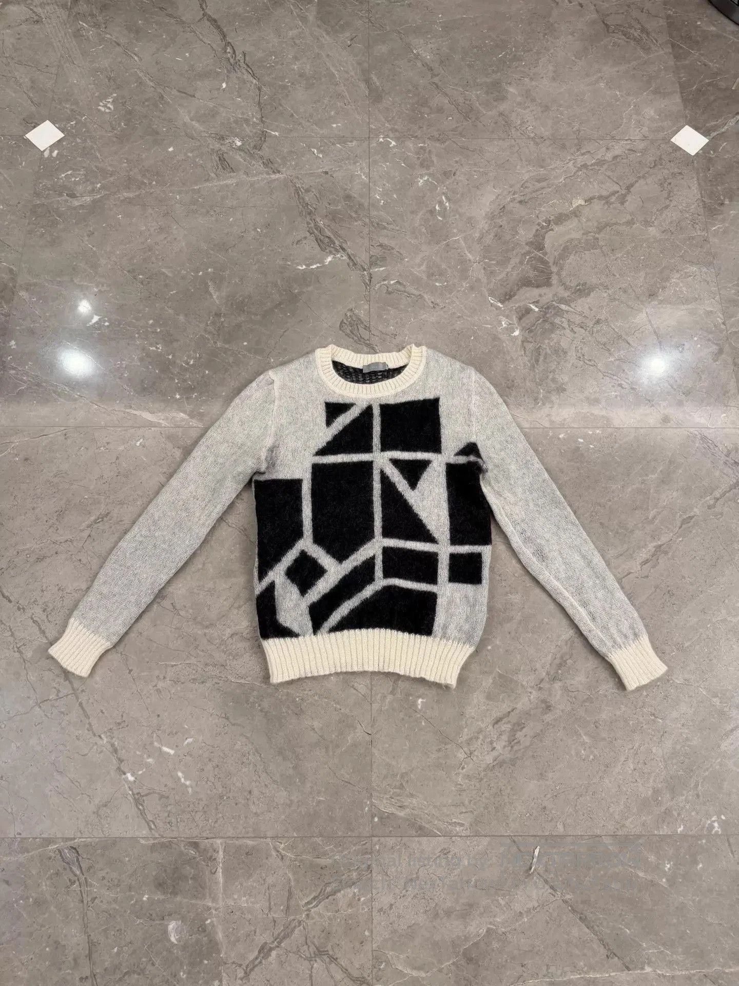 Dior Geometric Pattern Long Sleeve Sweater. Size US S / EU 44-46 / 1 - 1 Thumbnail