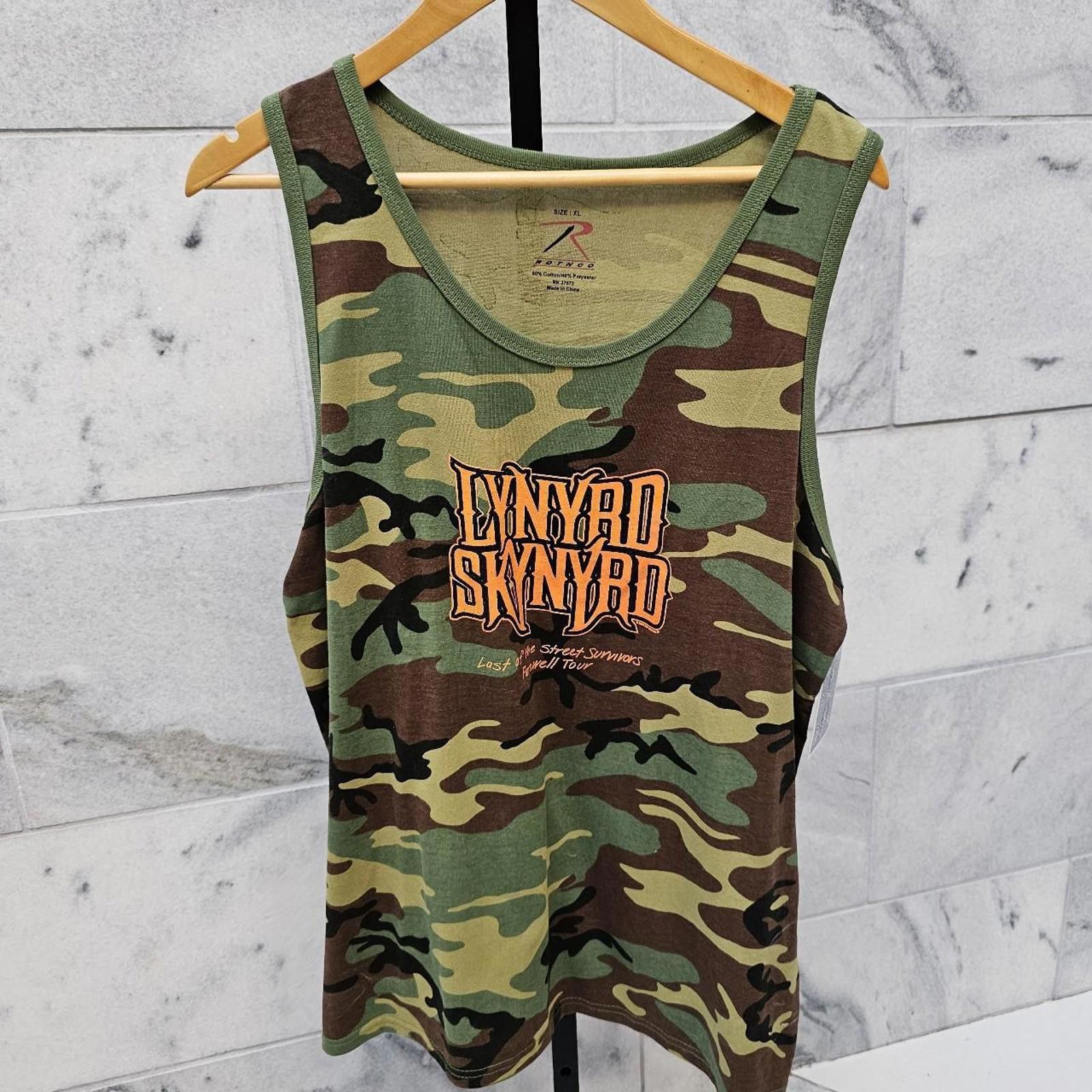 Rothco Lynyard Skynyrd Farewell Tour Camo Women's Tank Top Size XL / US 12-14 / IT 48-50 - 1 Thumbnail