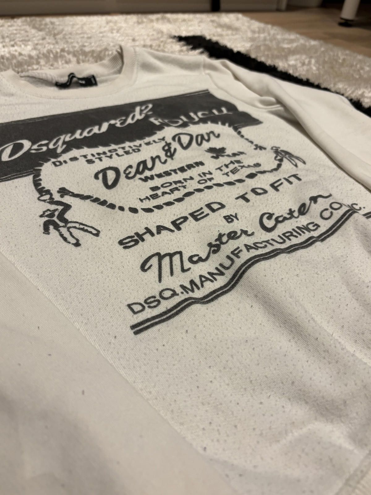 Dsquared2 Dsquared2 - White Printed Crewneck Sweatshirt Size US M / EU 48-50 / 2 - 3 Thumbnail