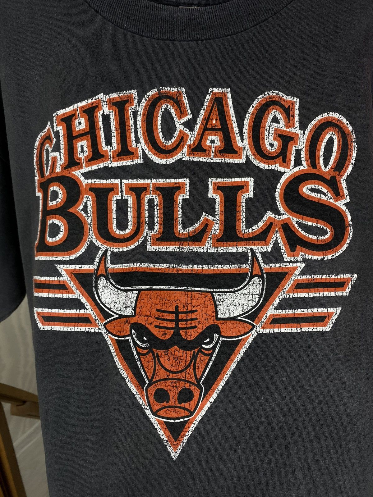 NBA × Vintage Chicago Bulls USA Vintage T Shirt Size US XL / EU 56 / 4 - 9 Thumbnail