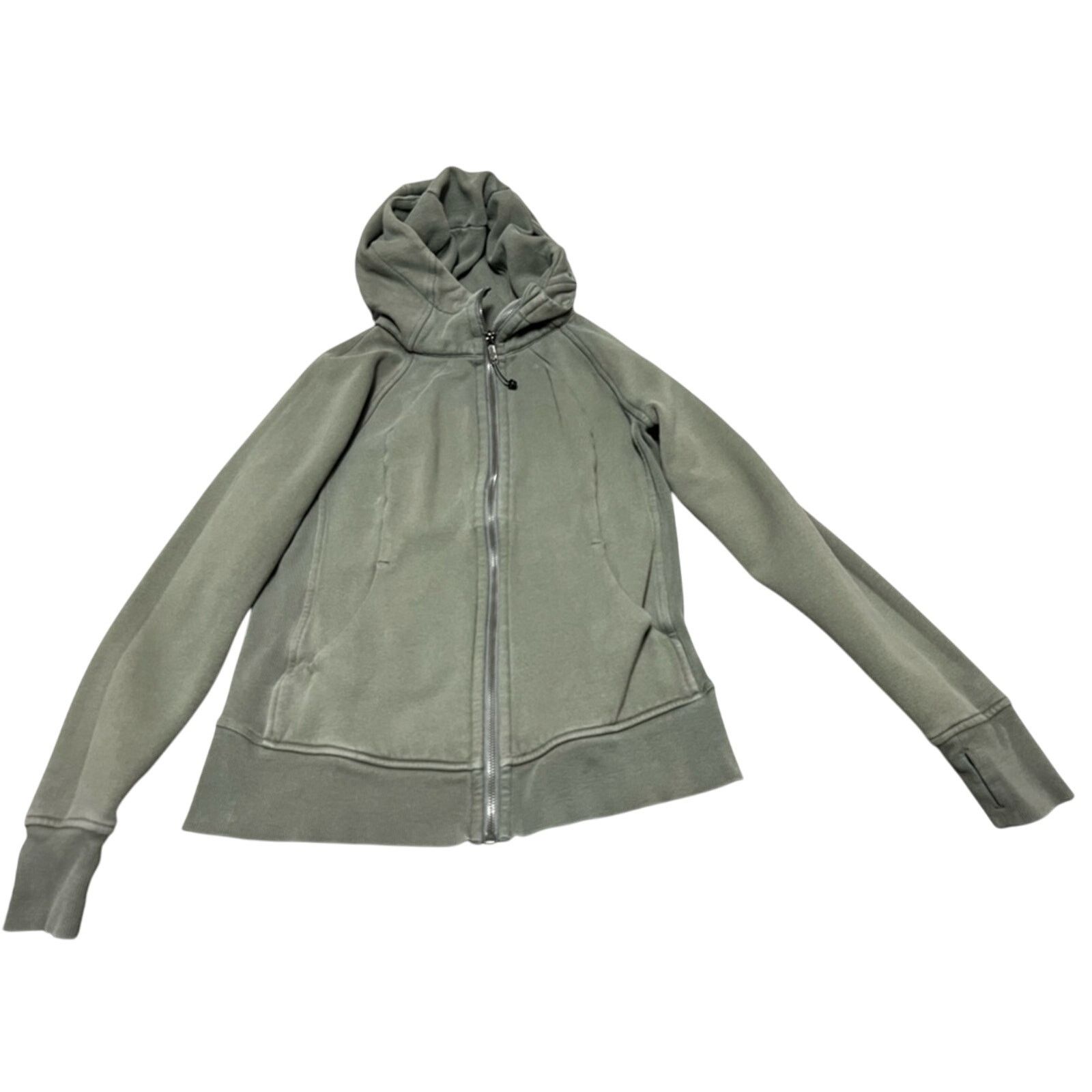 Lululemon Lululemon Scuba Hoodie Womens 8 Full Zip Thumb Holes CLEAN Size M / US 6-8 / IT 42-44 - 1 Thumbnail