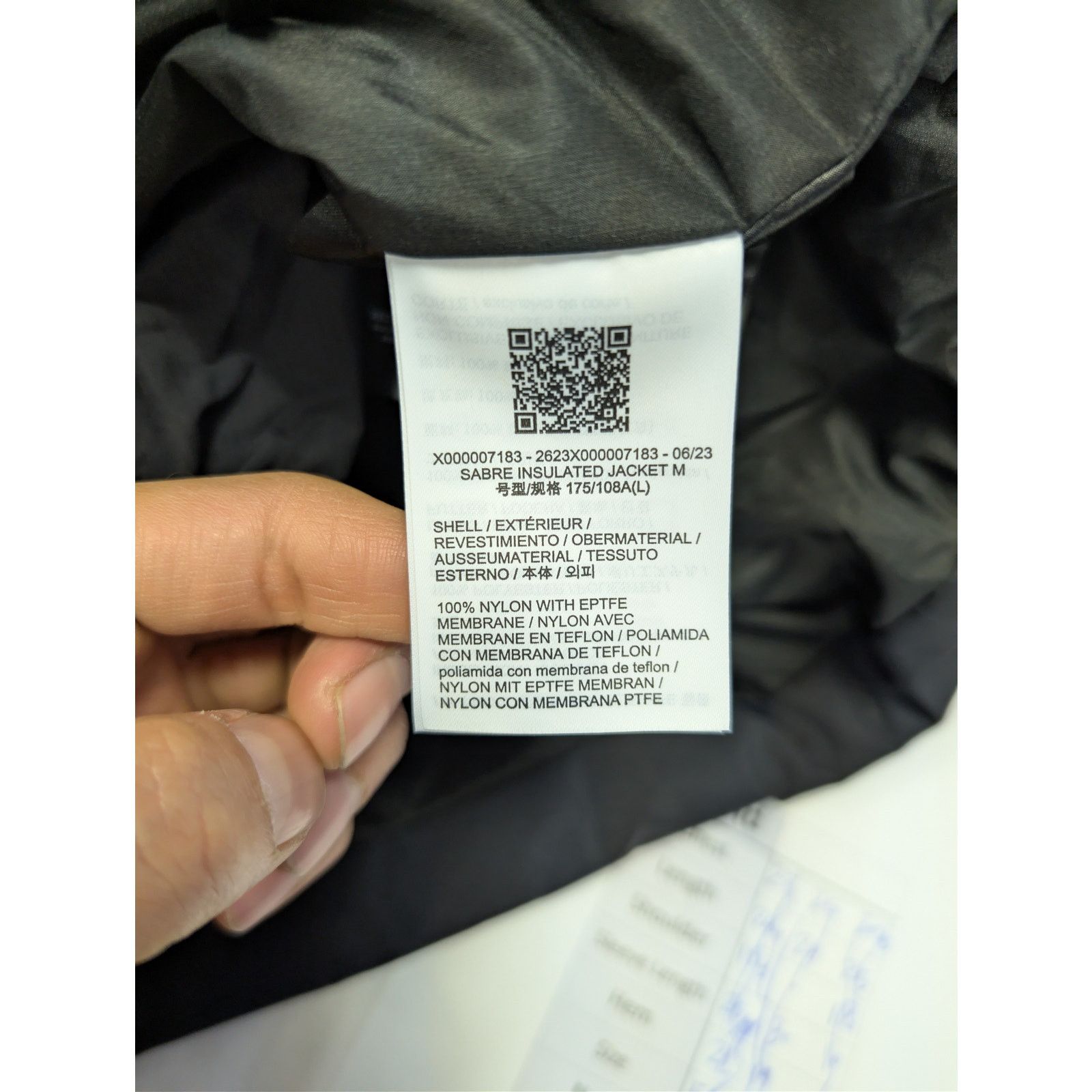 Arc'teryx o1rshd1 Sabre Insulated Jacket in Black Size US L / EU 52-54 / 3 - 20 Thumbnail