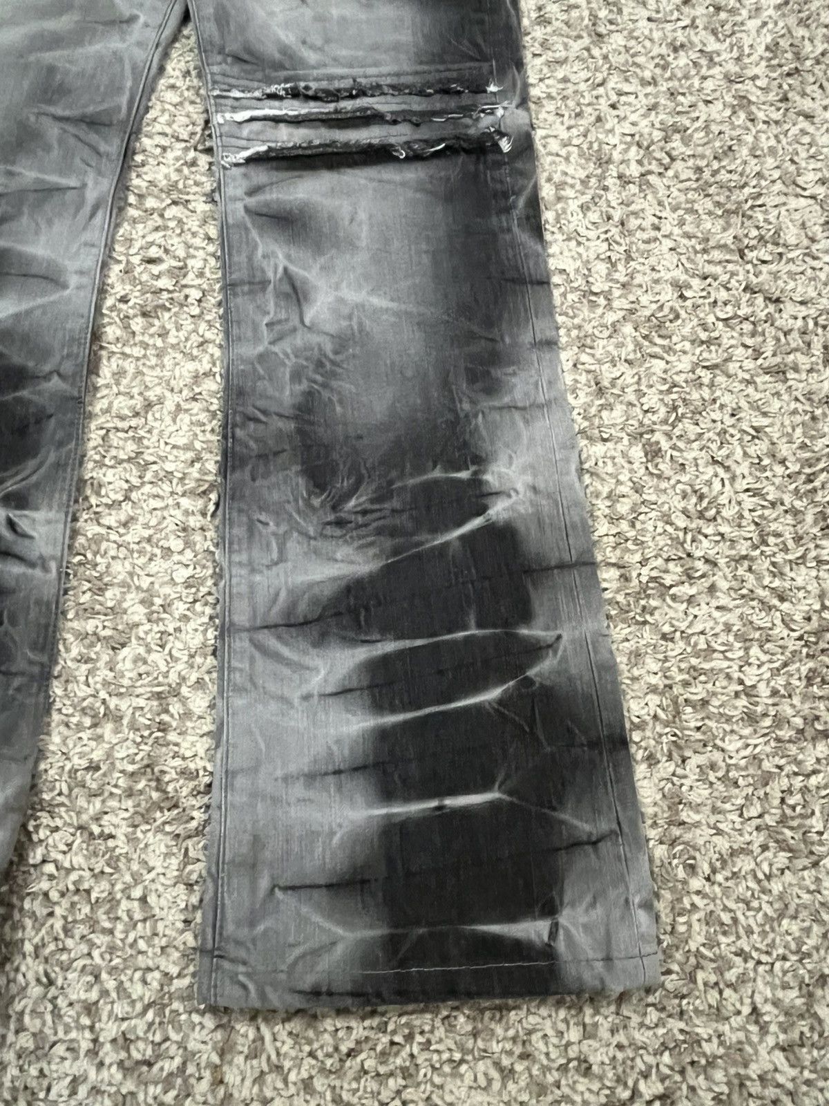 semanticdesign DYE BLEACH SEMANTIC CLAWMARKS JEANS Size US 31 - 2 Thumbnail