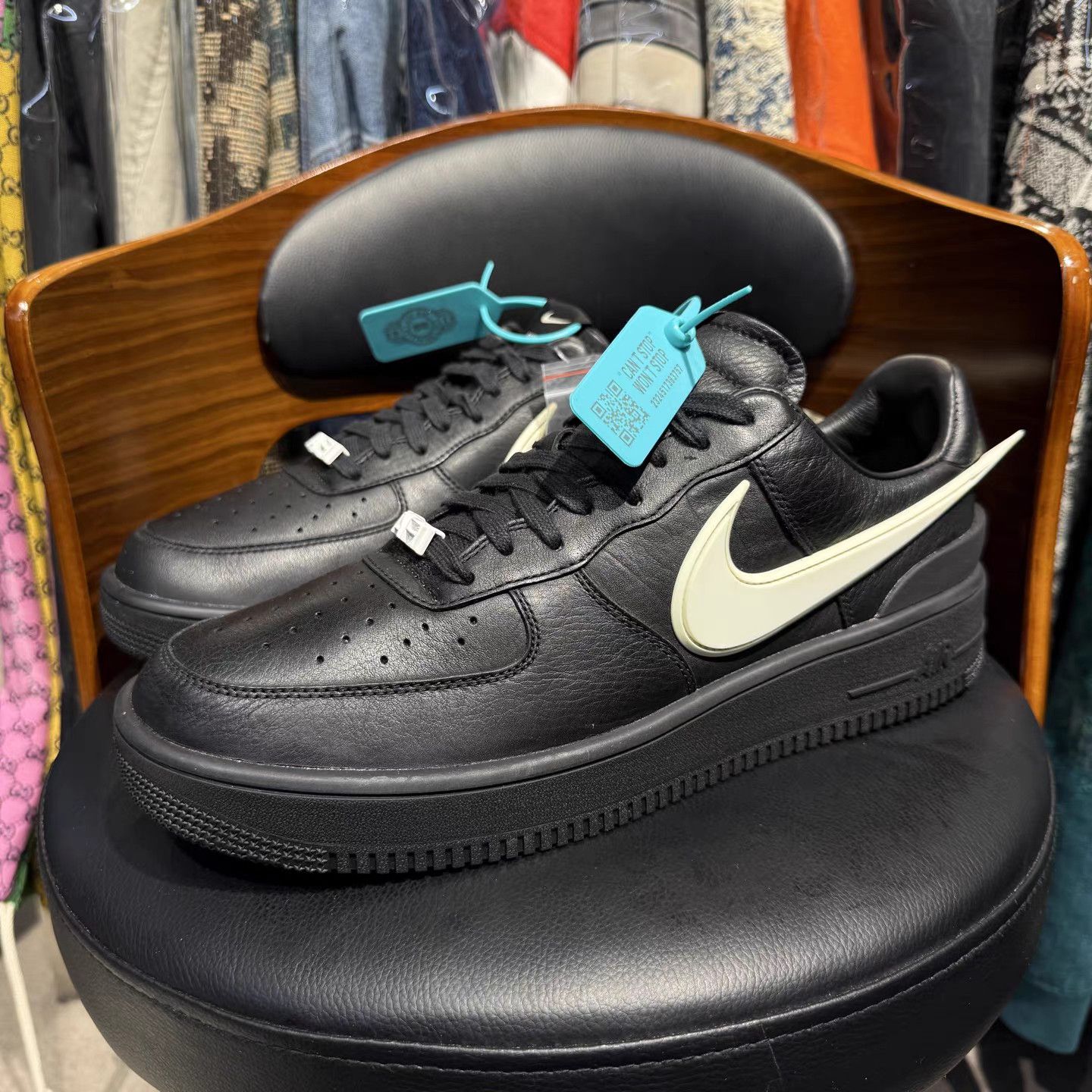 Nike Nike Air Force 1 x AMBUSH Low Sneakers K15 Size US 14 / EU 47 - 1 Thumbnail