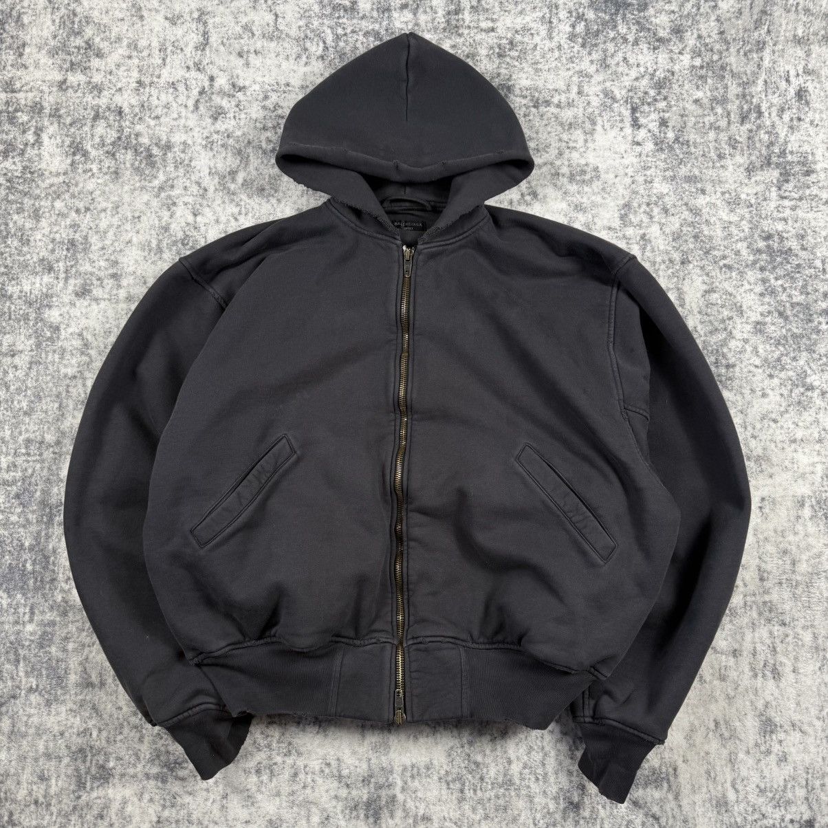 Balenciaga Balenciaga AGAICNELAB Hooded Bomber ‘Black’ Jacket Size US S / EU 44-46 / 1 - 1 Thumbnail