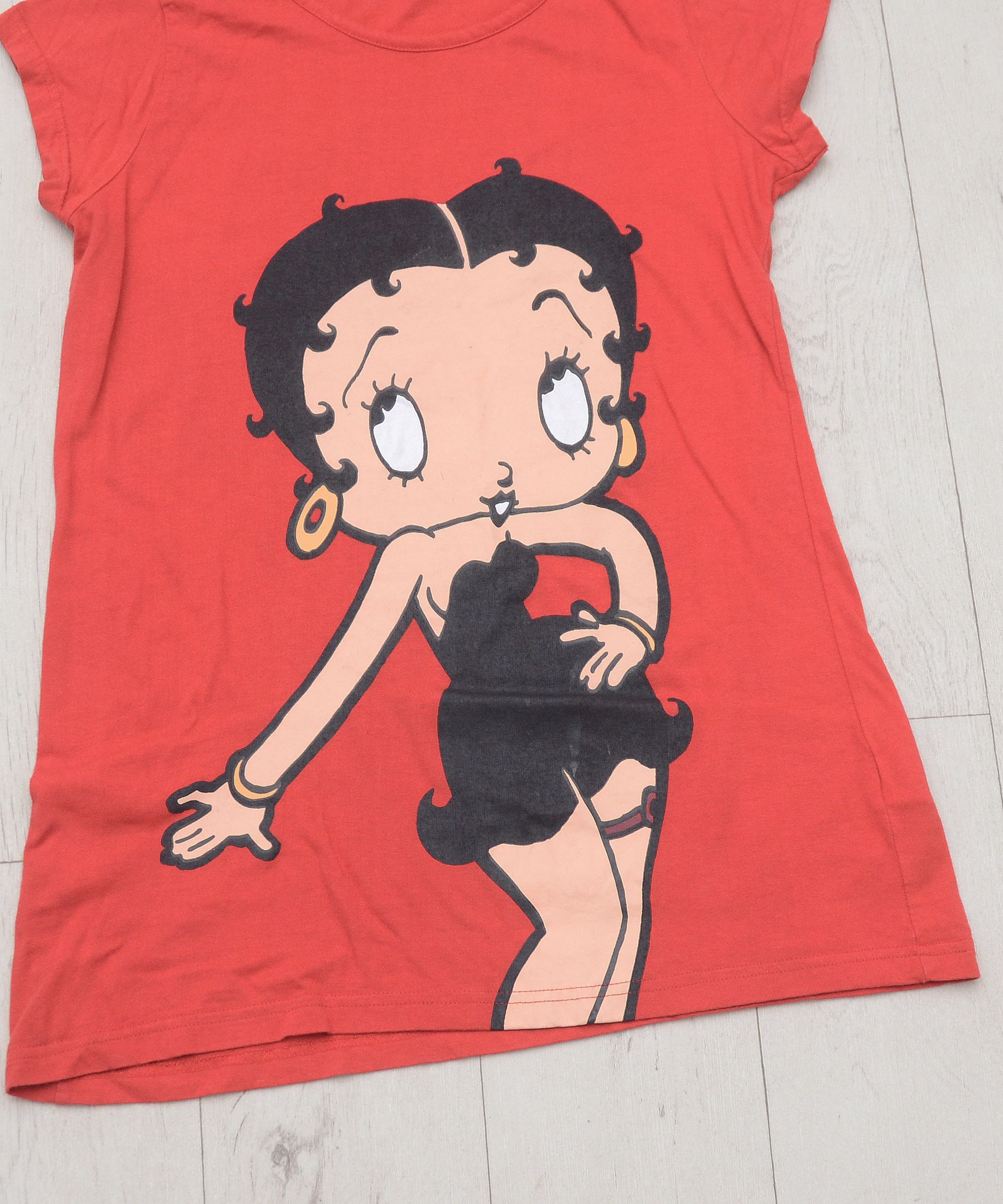 Japanese Brand × Vintage Vintage Betty Boop “Sassy” Tee T-shirt Red Big Print 2010 Size S / US 4 / IT 40 - 3 Thumbnail