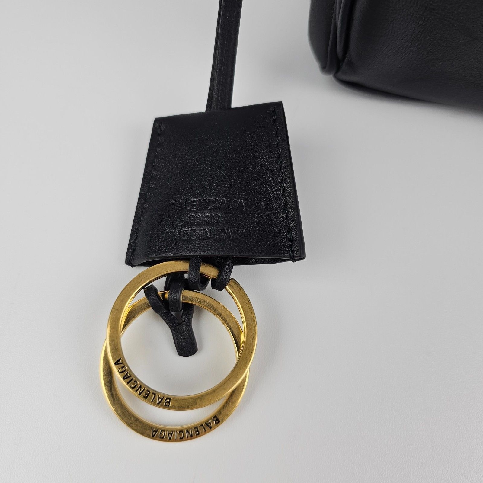 Balenciaga BALENCIAGA Rodeo Small $3650 Black Smooth Leather Shoulder B Size ONE SIZE - 5 Thumbnail