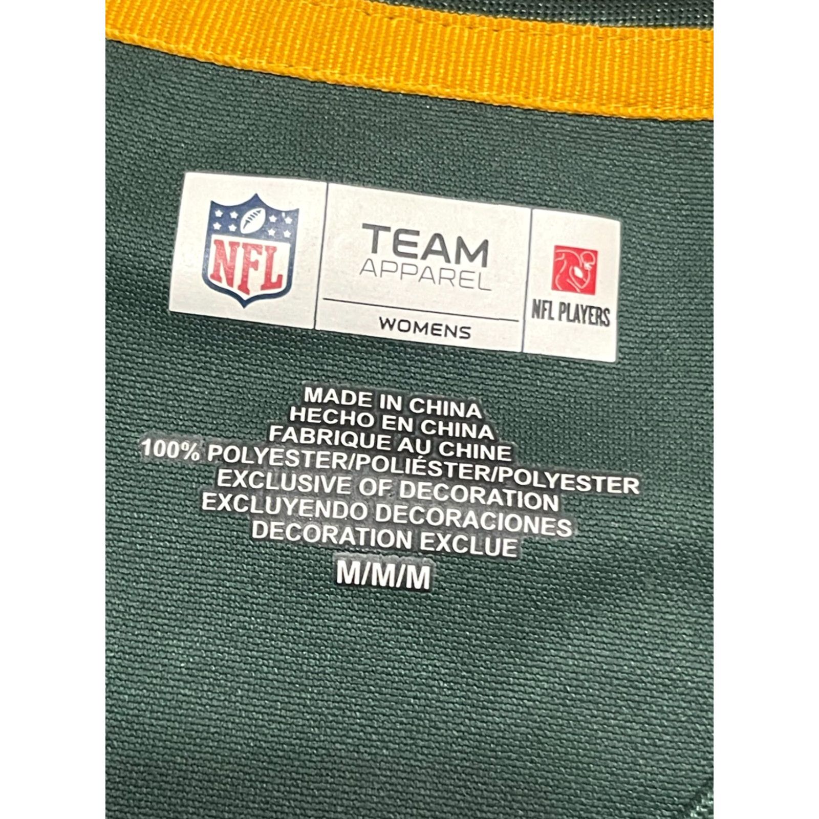 Vintage Team Apparel Shirt Women's Size Medium Green Bay Packers Rodgers #12 Size M / US 6-8 / IT 42-44 - 7 Thumbnail
