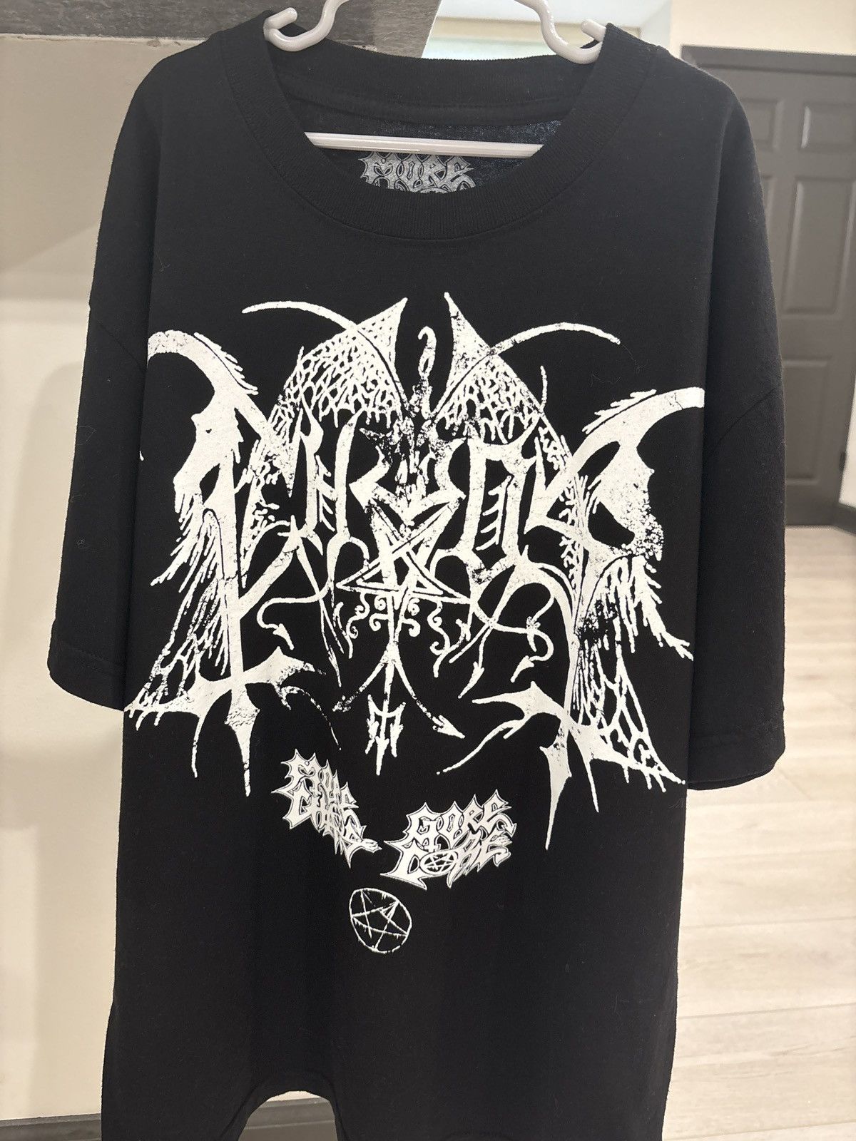 Ken Carson More Chaos Upside Down Chaos Tee Size US S / EU 44-46 / 1 - 1 Thumbnail