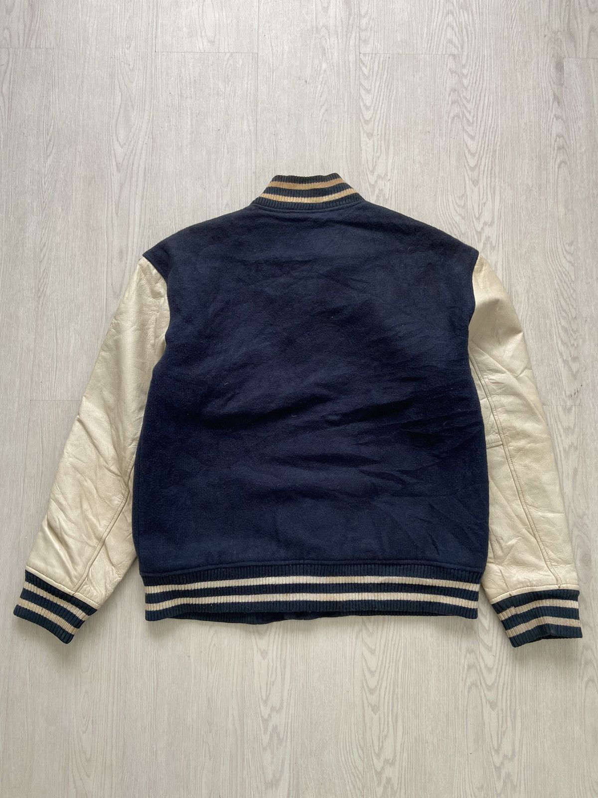 Columbia Vintage 1990’s Columbia Wool Leather Sleeve Varsity Jacket Size US M / EU 48-50 / 2 - 2 Thumbnail