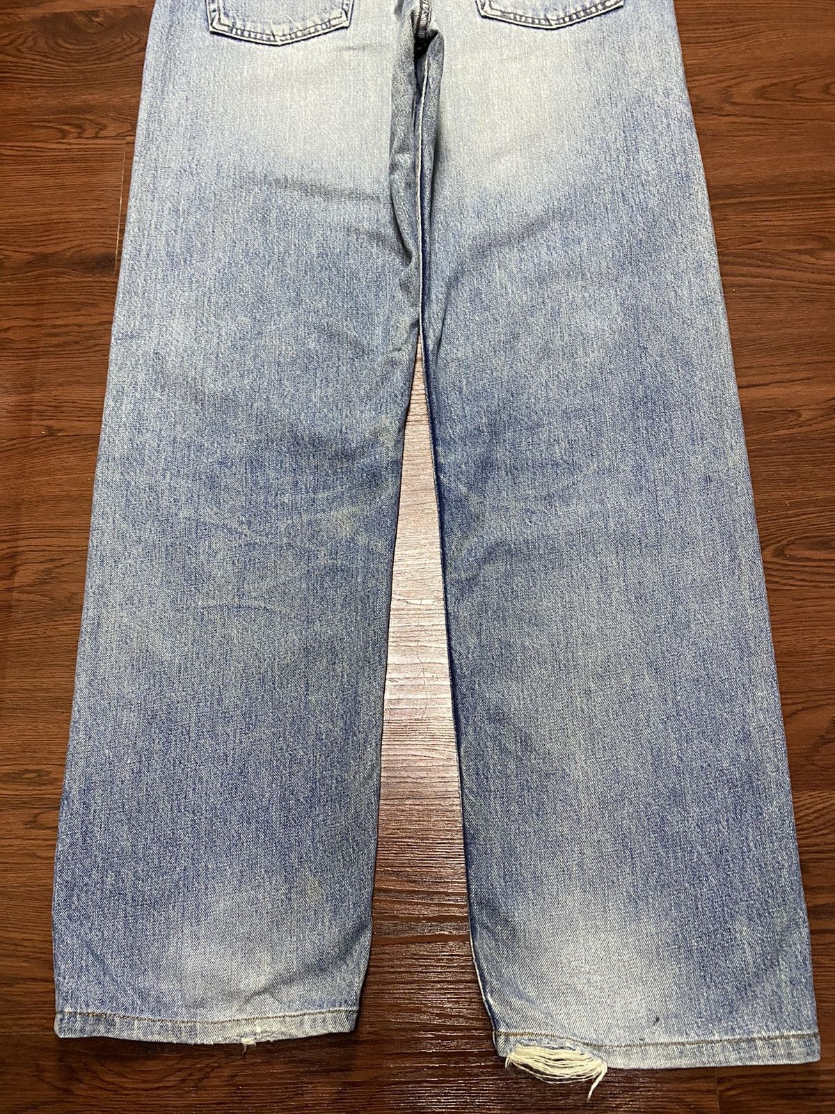 Levi's Vintage Clothing Vintage Levis503 80’s Faded Wash Distressed Loose Jeans Size US 36 / EU 52 - 6 Thumbnail