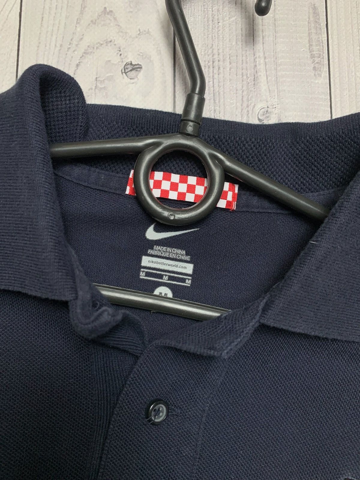 Nike Vintage Nike Croatia soccer polo logo black Size US S / EU 44-46 / 1 - 3 Thumbnail