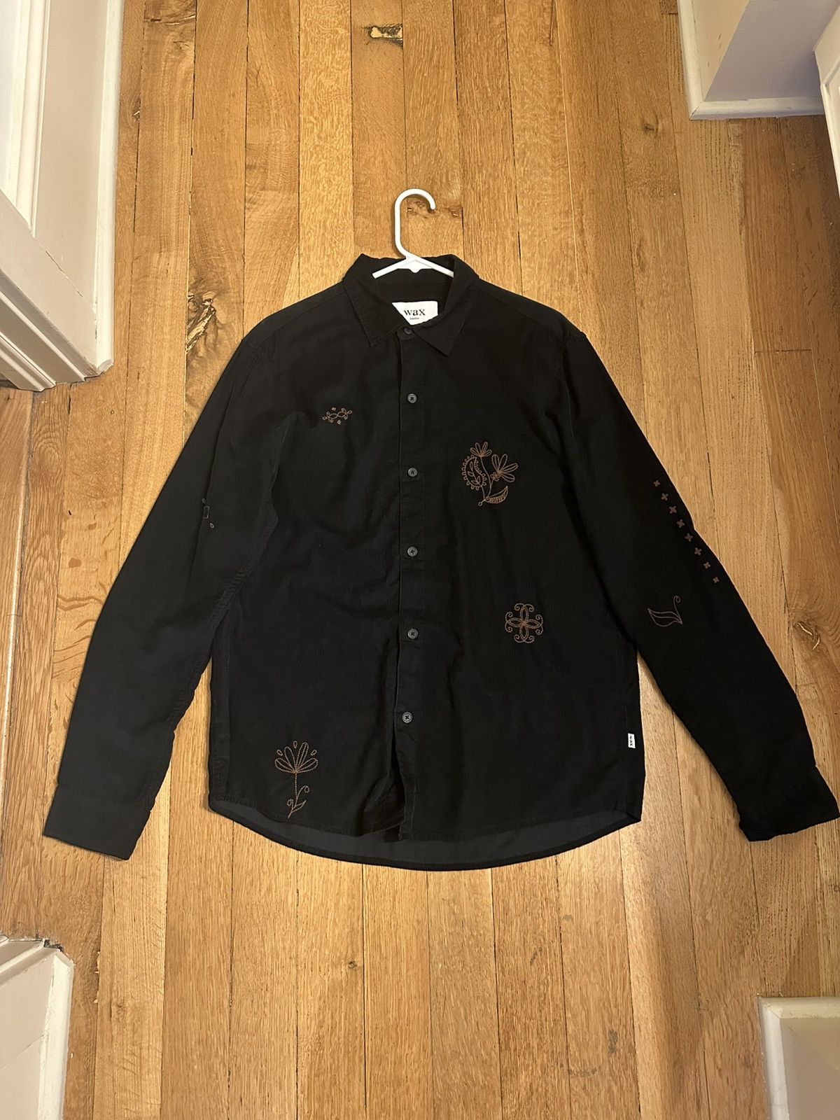 Wax London Wax London Doodle Cord Embroidered Long Sleeve Shirt - Small Size US S / EU 44-46 / 1 - 3 Thumbnail
