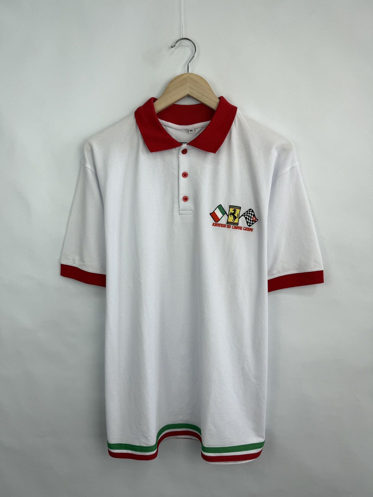 Ferrari 🇮🇹 Vintage 90s Ferrari Michael Schumacher Racing F1 Graphic Size US XL / EU 56 / 4 - 3 Thumbnail