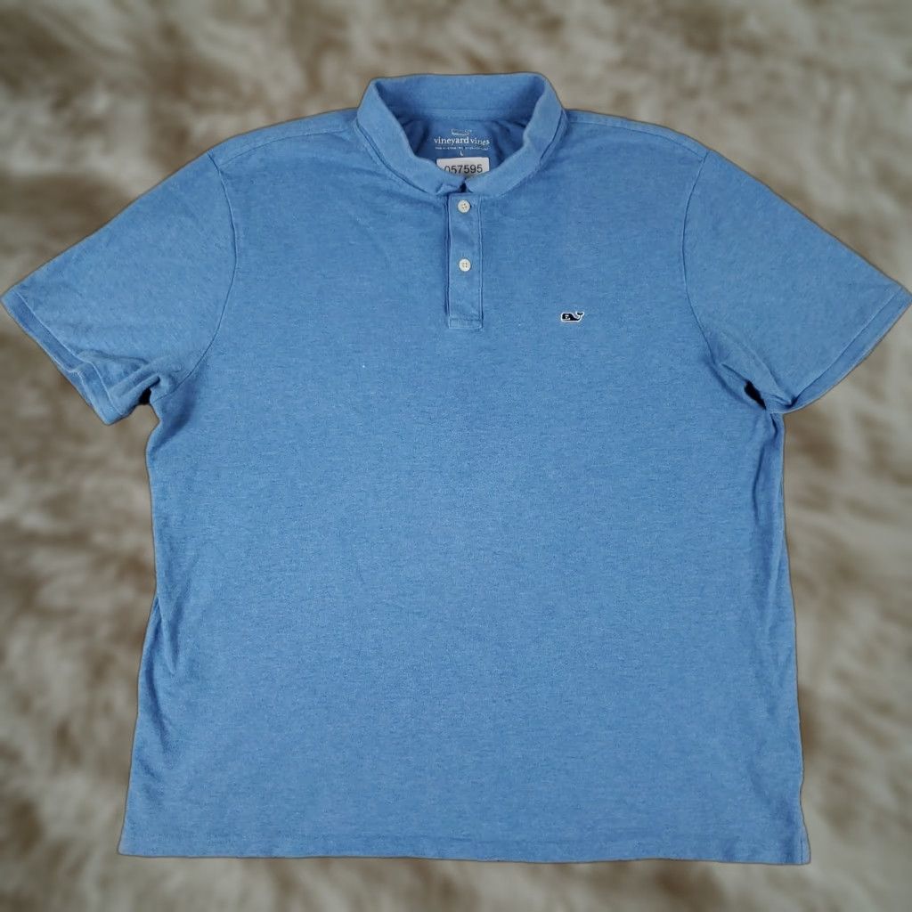 Vineyard Vines VINEYARD VINES Polo Shirt Mens Large Blue Casual Short Sleeve Activewear Size US L / EU 52-54 / 3 - 1 Thumbnail
