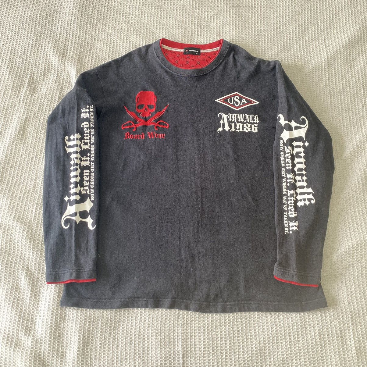 Airwalk Thrashed Faded Vintage Airwalk Embroidered ERD GRUNGE OG Size US XL / EU 56 / 4 - 2 Thumbnail
