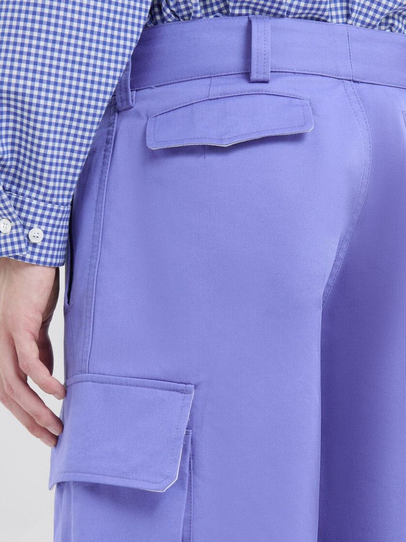 Marni o1f1d3z0326 Cargo Pants in Blue Size US 36 / EU 52 - 4 Thumbnail