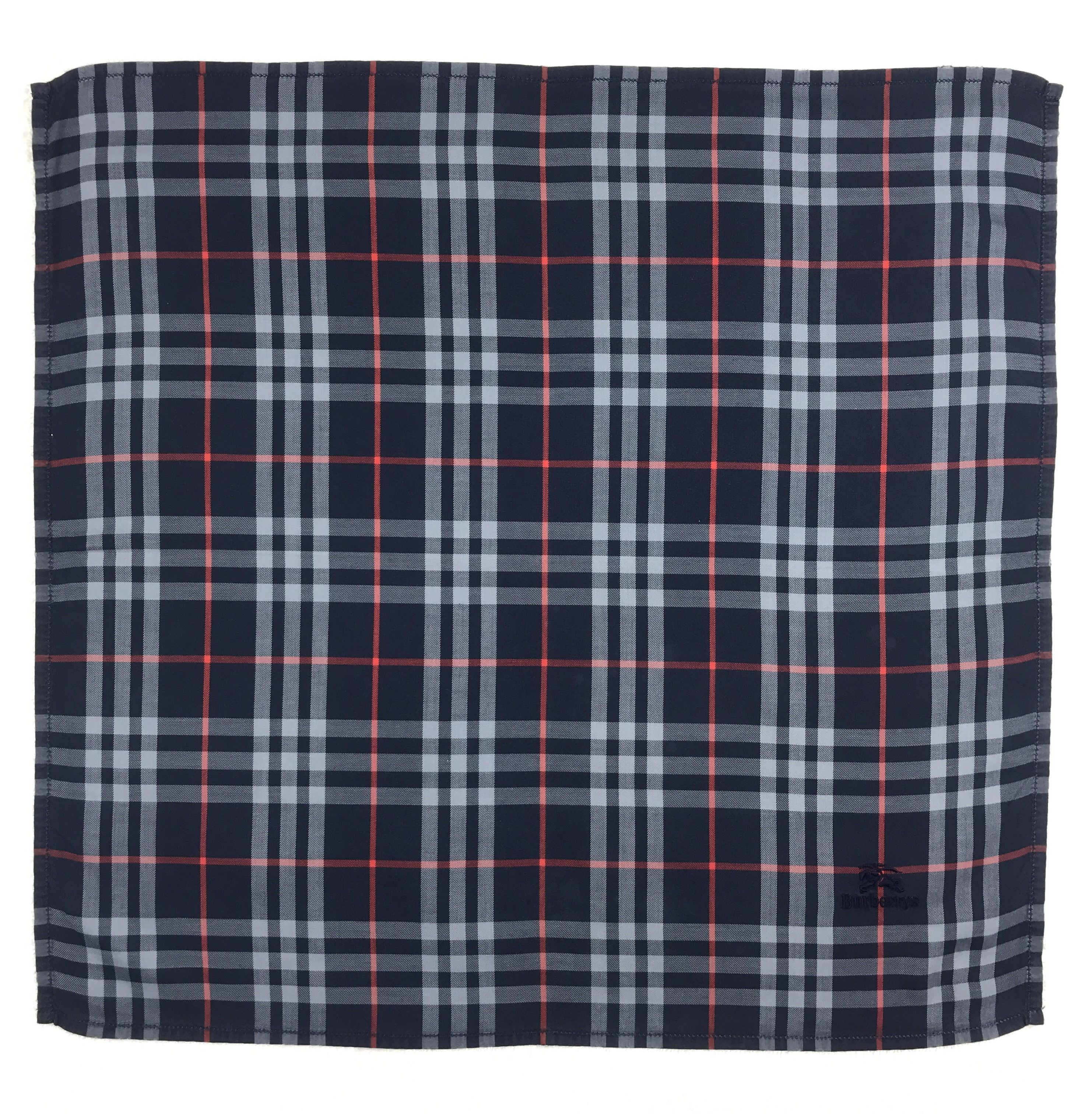 Burberry × Vintage Vintage Burberry Nova Check Bandana Neckerchief Handkerchief Size ONE SIZE - 1 Thumbnail