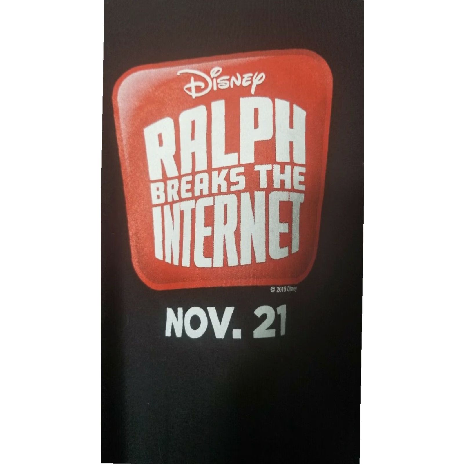Next Level Next Level Mens Graphic Tee Wreck It Ralph 2 Ralph Breaks The Internet Black Small Size US S / EU 44-46 / 1 - 5 Thumbnail