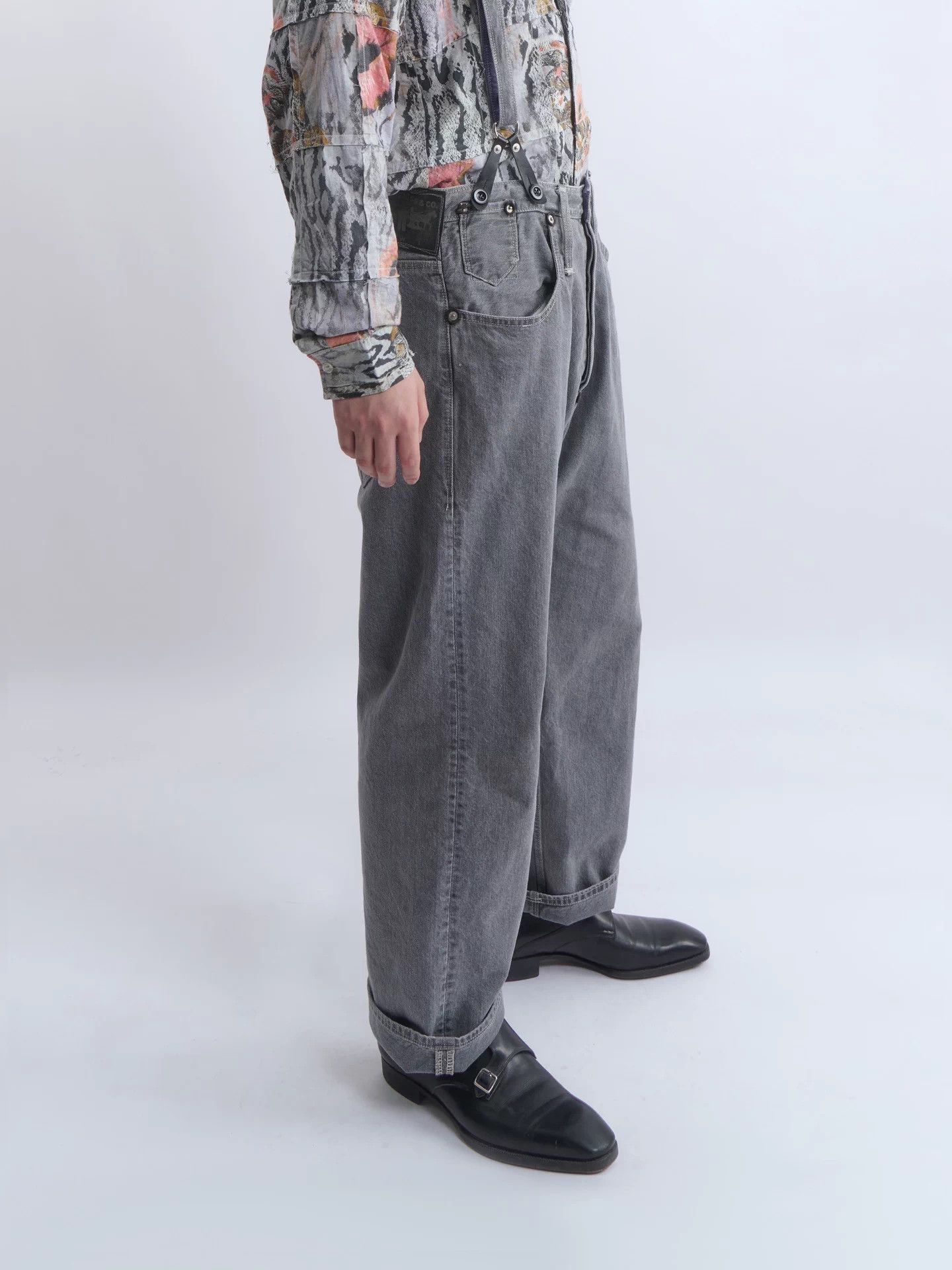 Junya Watanabe Junya Watanabe x Levi's Suspender Denim Cement Gray Size US 36 / EU 52 - 1 Thumbnail