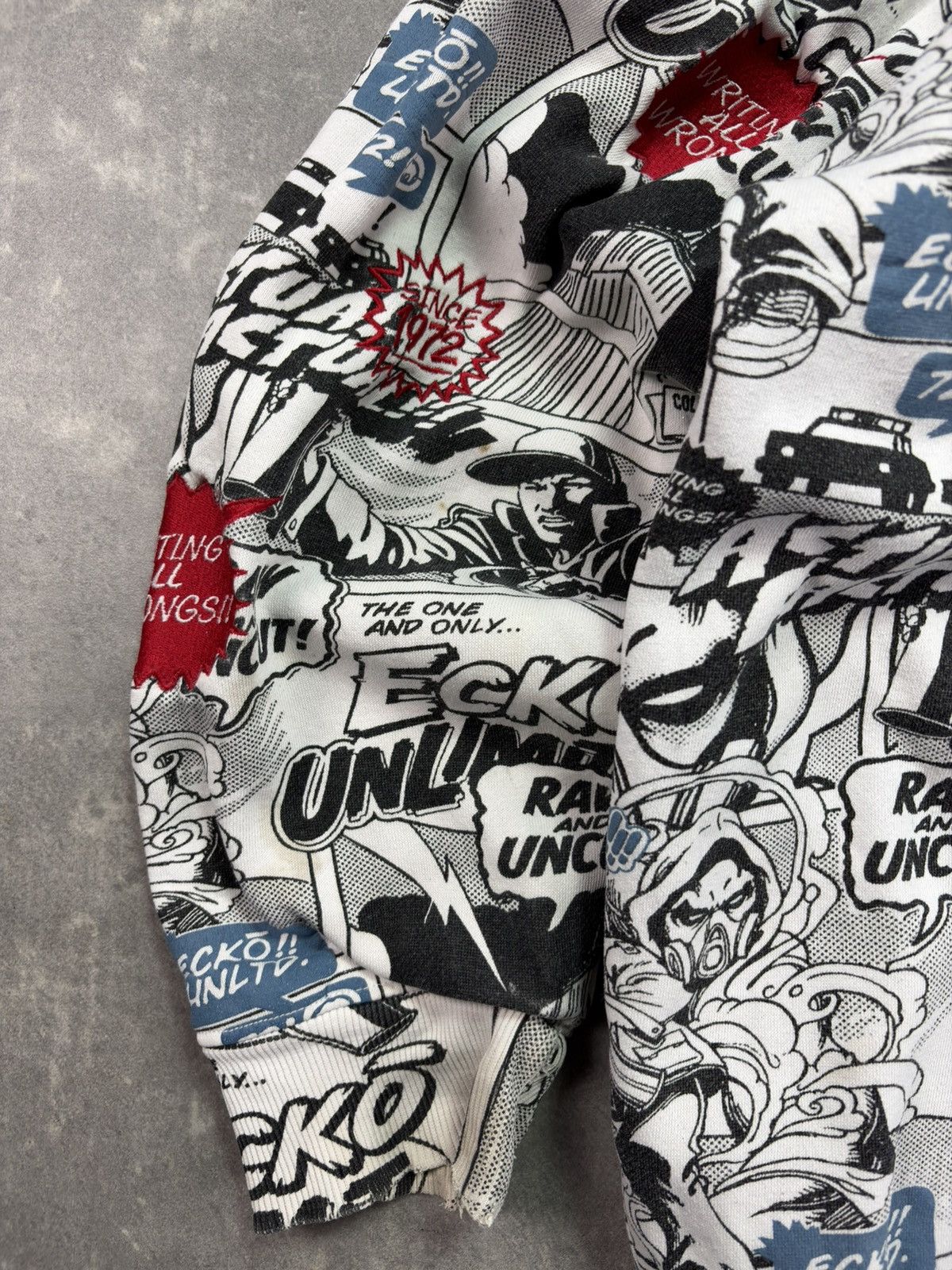 Ecko Unltd. Ecko Unltd. Comic Book Grafitti AOP Baggy Zip Hoodie XXL Size US XXL / EU 58 / 5 - 15 Thumbnail