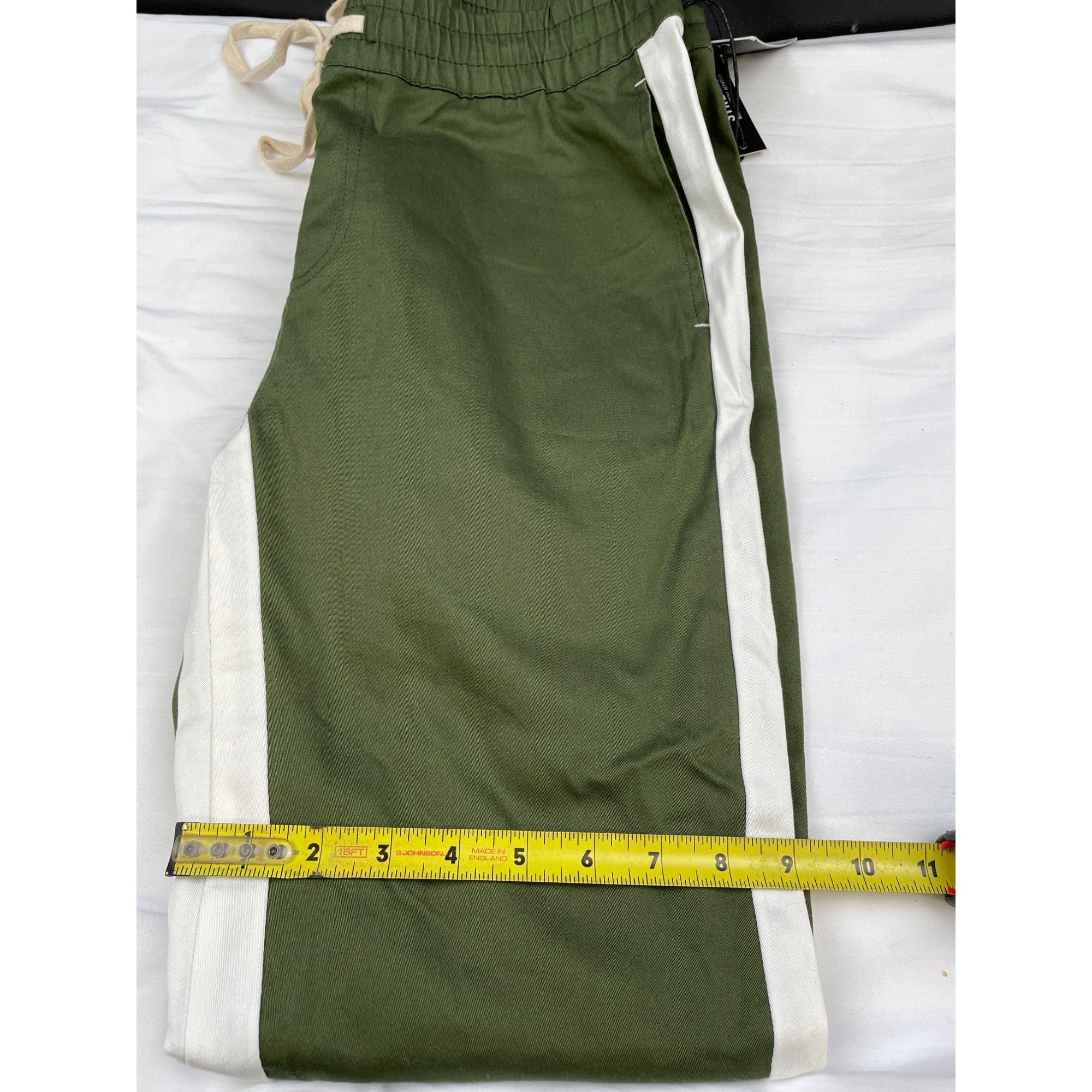 Kayden K Kayden K Men's Olive/White Stretch Joggers/Pants NWT Size L Size US 36 / EU 52 - 7 Thumbnail