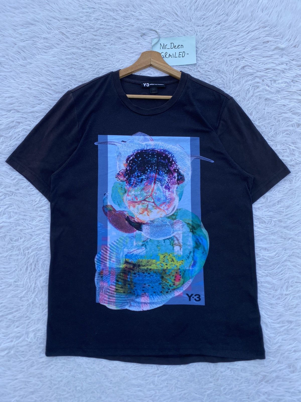 Adidas Rare Adidas Y3 Yohji Yamamoto Tshirt Size US L / EU 52-54 / 3 - 1 Thumbnail