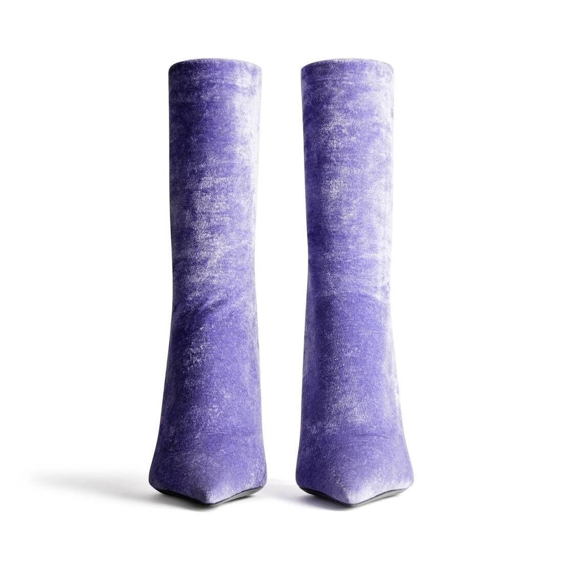 Balenciaga o1w1db10625 Knife 110mm Booties in Lilac Size US 6 / IT 36 - 3 Thumbnail