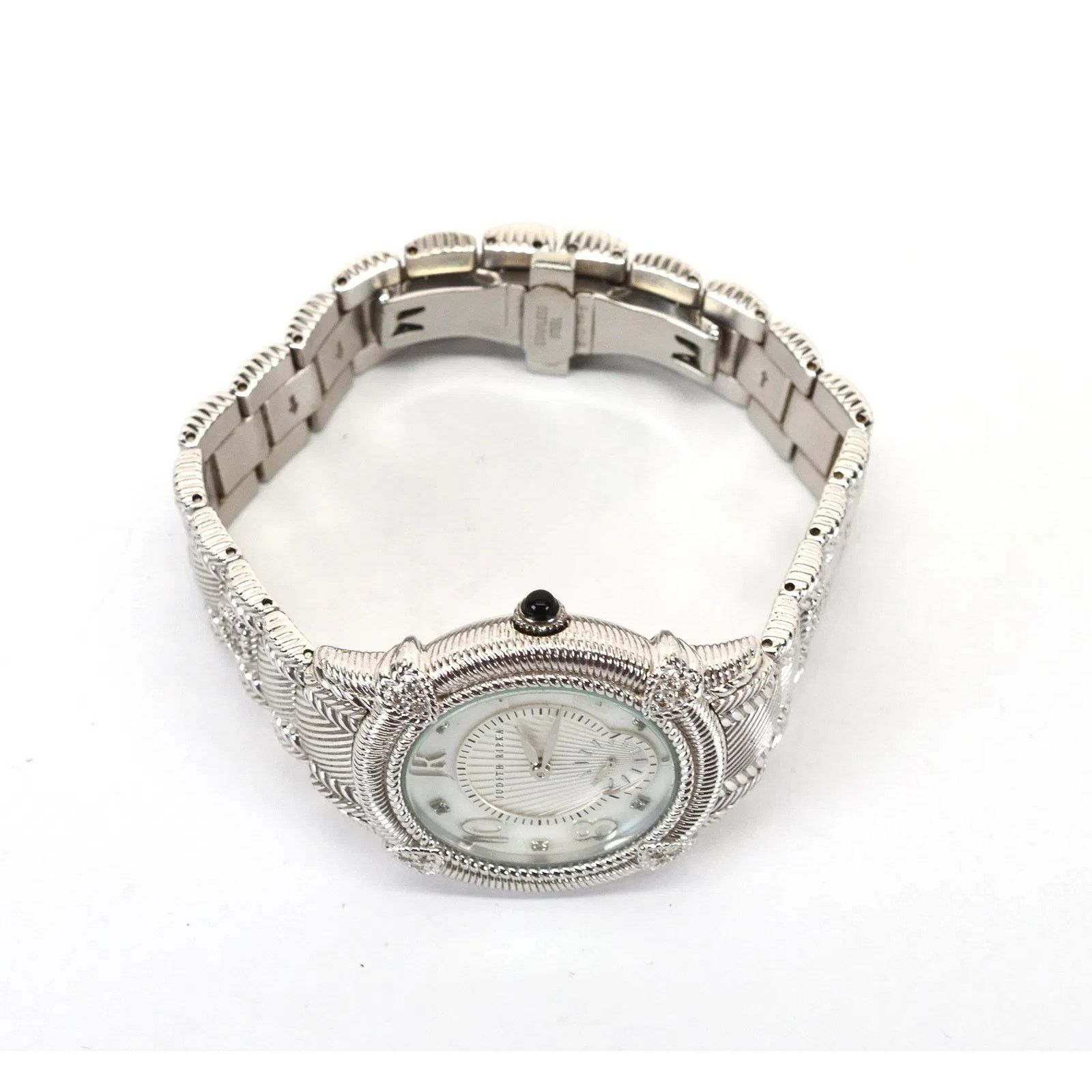 Judith Ripka Silver-tone Crystal Bezel Bracelet Watch Judith Ripka Crystal Watch - JRK41219 | The RealReal main image 3