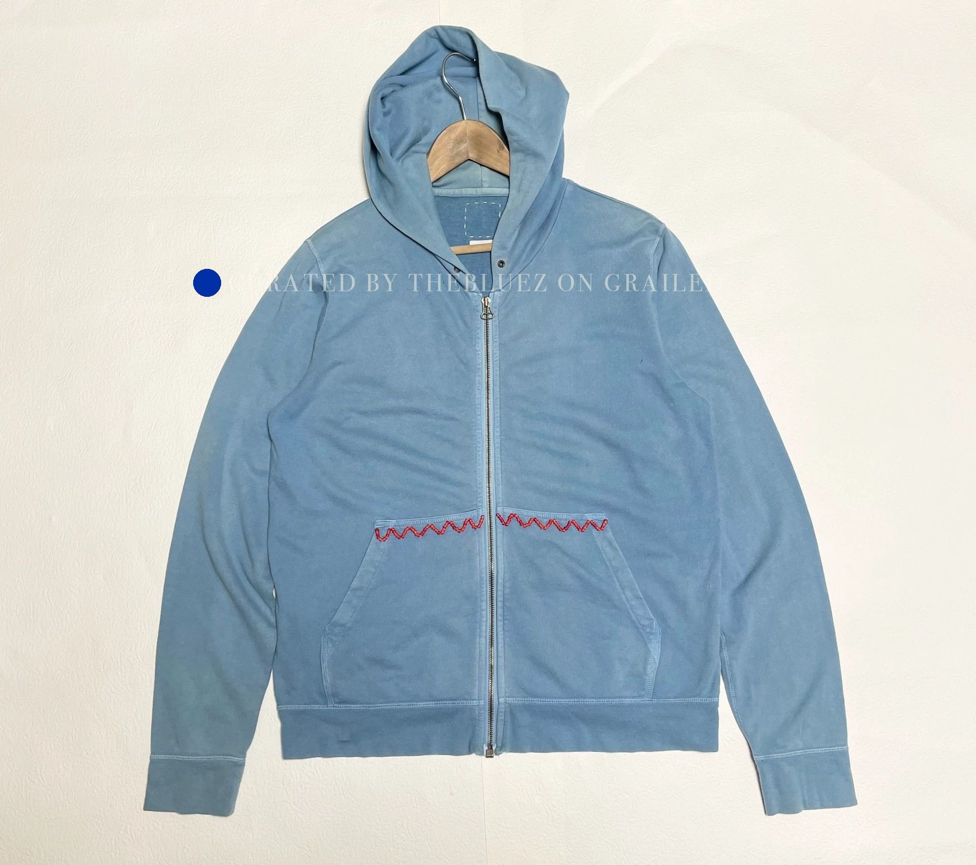 Visvim Limited Edition Indigo Zip Hoodie Size US S / EU 44-46 / 1 - 1 Thumbnail