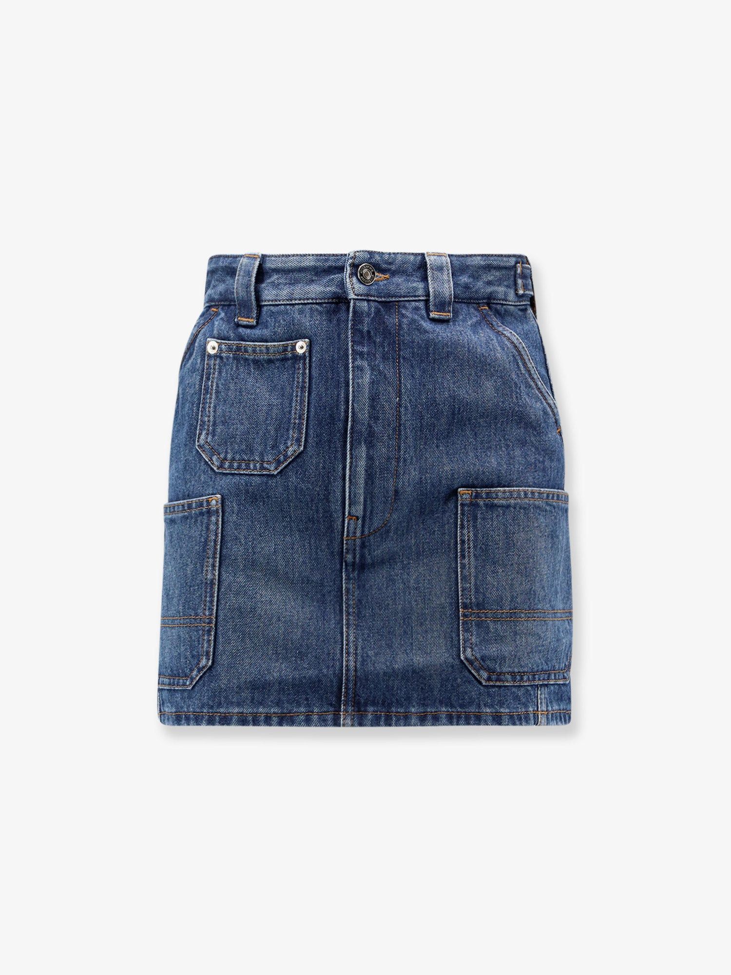 Givenchy Denim Mini Skirt Size 26" / US 2 / IT 38 - 1 Thumbnail