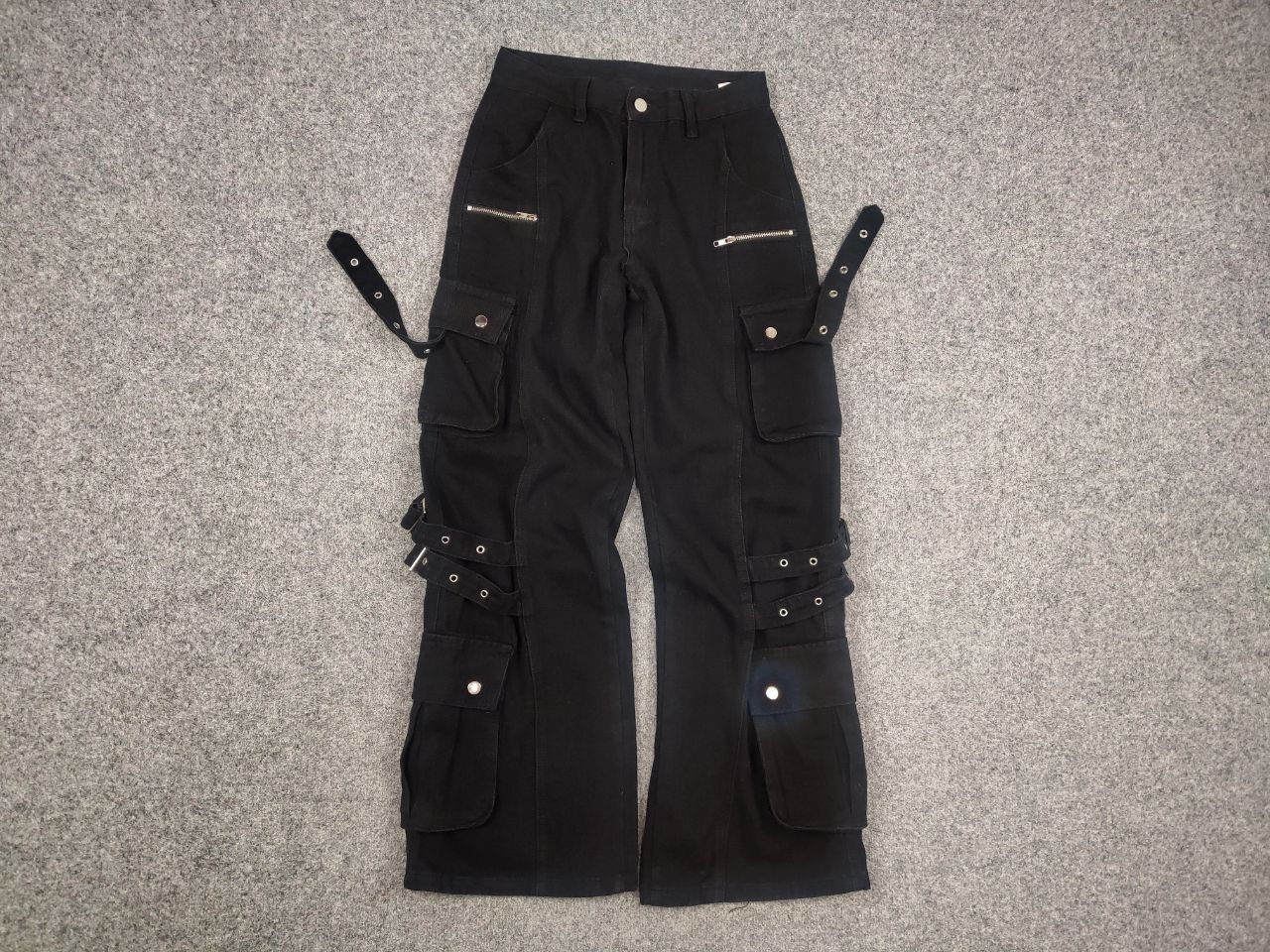If Six Was Nine Vintage Japan l.g.b. Style Bomdage Cargo Baggy Pants Y2K Size US 30 / EU 46 - 9 Thumbnail