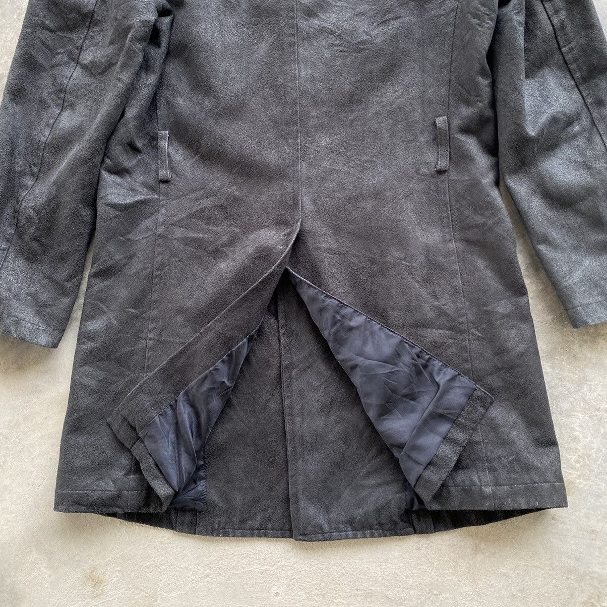Tornado Mart TORNADO MART Black Velvet Dyed Coat Jacket Size US S / EU 44-46 / 1 - 7 Thumbnail