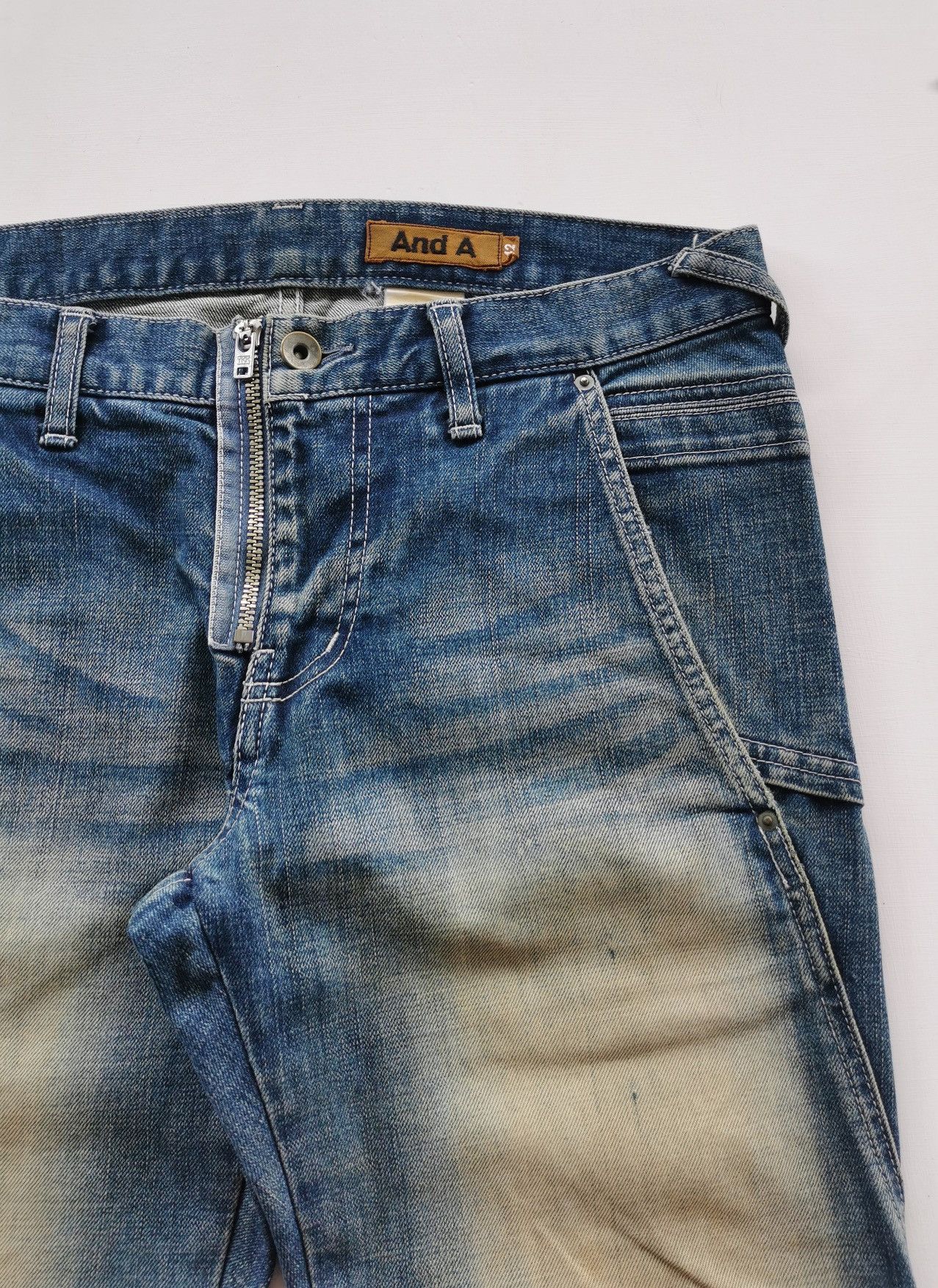 And A And A Japan Showed Zipper Mud Wash Skinny Jeans Punk Size US 32 / EU 48 - 2 Thumbnail