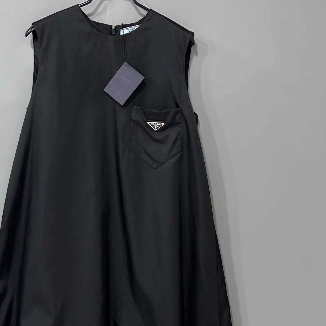 Prada PRADA Sleeveless Nylon Logo Dress Women's Size 40 Size S / US 4 / IT 40 - 2 Thumbnail