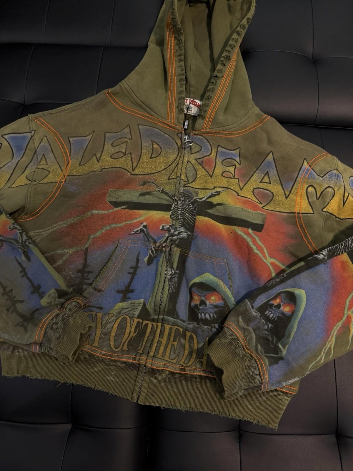 Vale Size Small - Vale Zip Up Hoodie Authentic Valley Fire Green Size US S / EU 44-46 / 1 - 3 Thumbnail