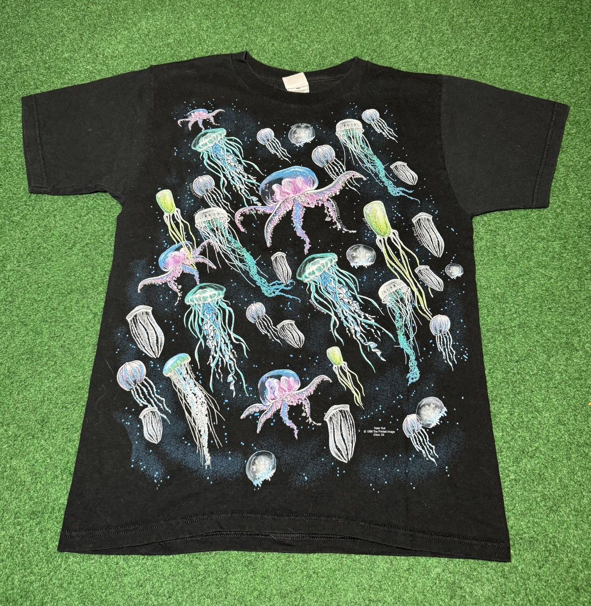 Fruit Of The Loom × Vintage Vintage 90s Jellyfish Animal Tee 