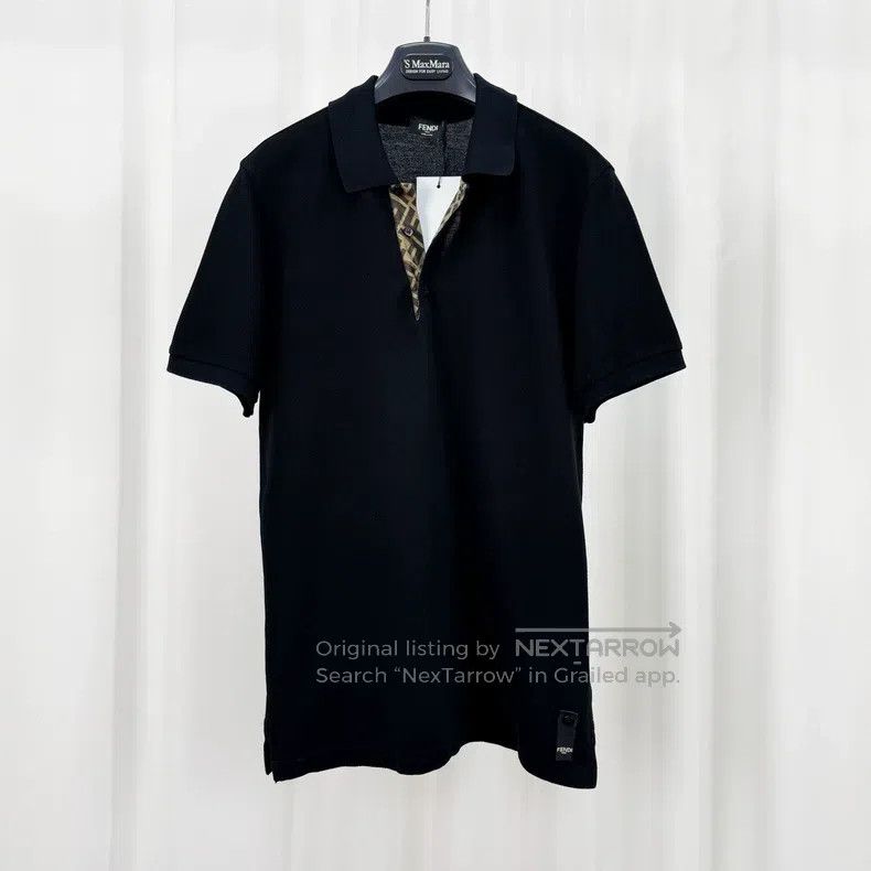 Fendi Fendi Reversible Monogram Polo Short Sleeve Size US S / EU 44-46 / 1 - 1 Thumbnail