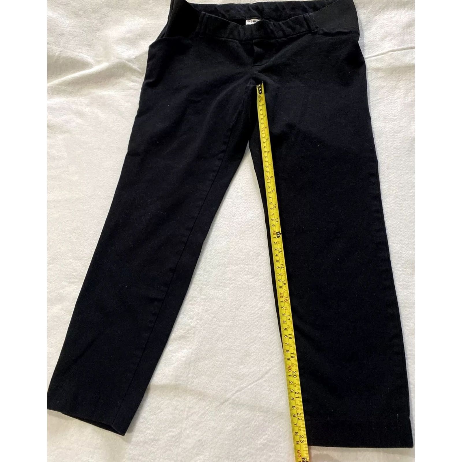 Old Navy Old Navy Chino Maternity Pants Women's Size 6 Black 23in Inseam 31in Waist Womens Size 28" / US 6 / IT 42 - 7 Thumbnail
