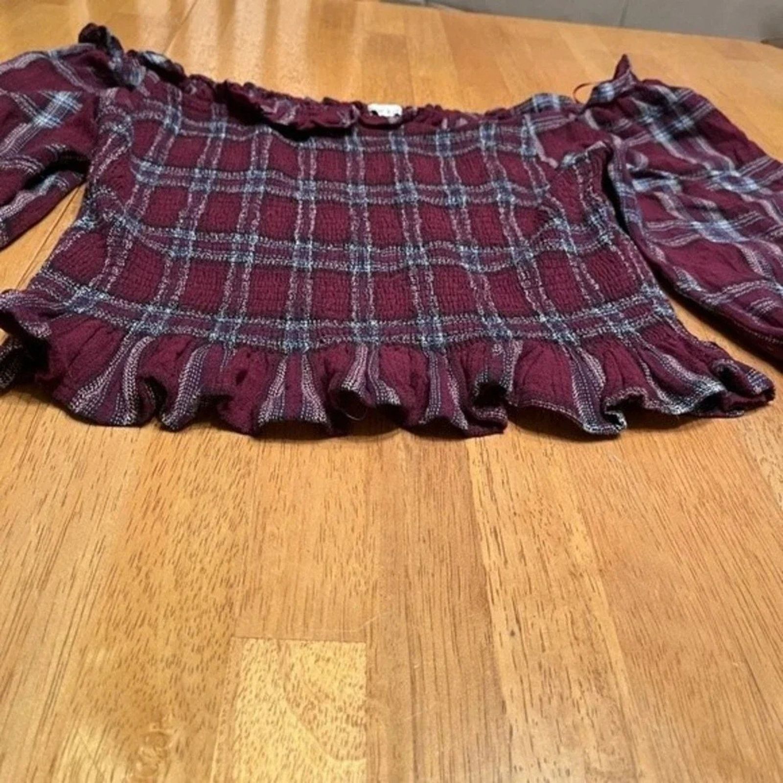 The Unbranded Brand Moon River smocked top, size Large Size L / US 10 / IT 46 - 2 Thumbnail