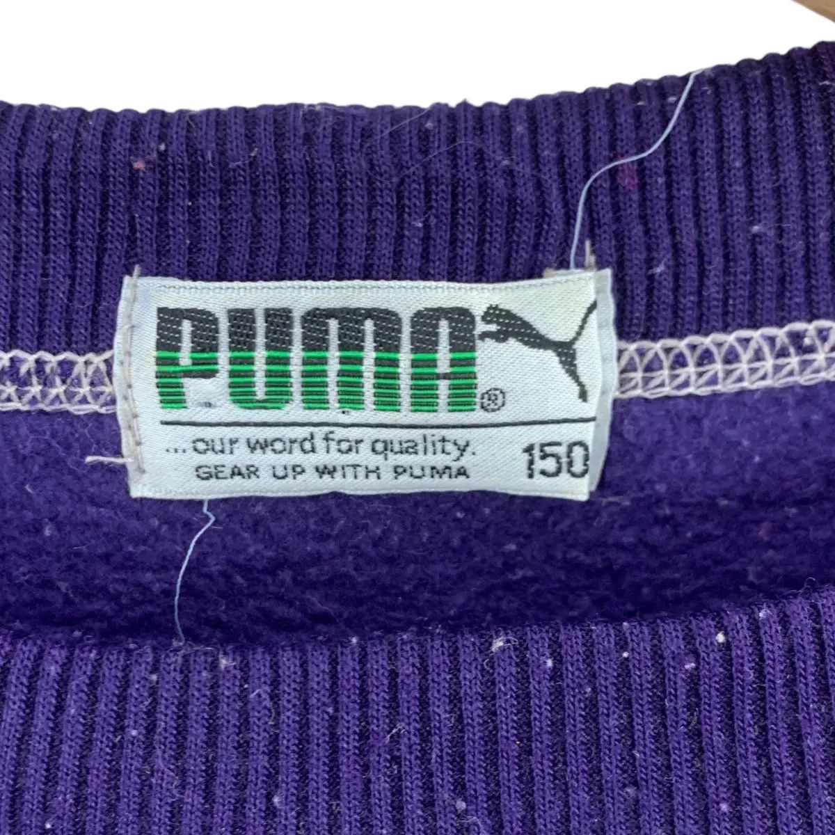 Puma Vintage PUMA USA Embossed Logo Fleece Crewneck Size L / US 10 / IT 46 - 6 Thumbnail