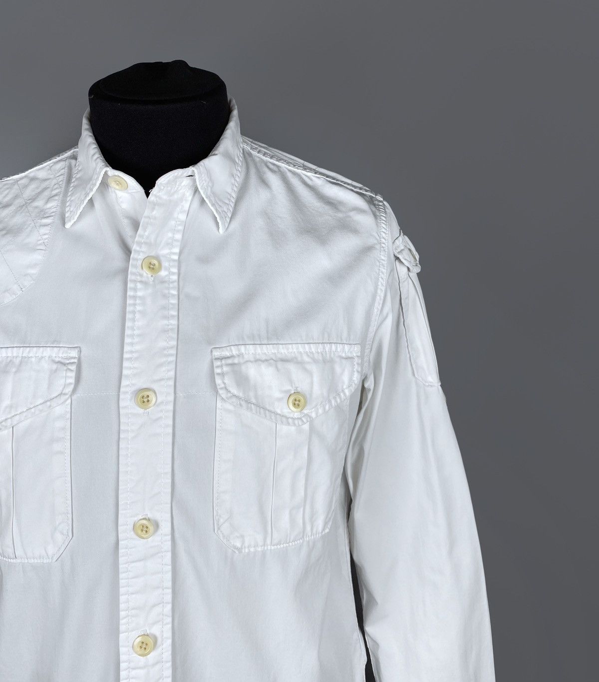 Ralph Lauren Denim & Supply Ralph Lauren White Multipocket Shirt Size L Size US M / EU 48-50 / 2 - 6 Thumbnail