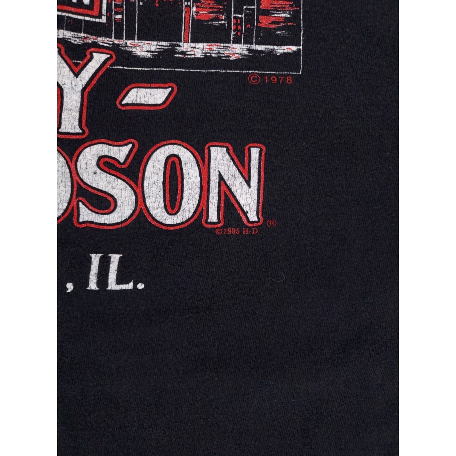 Harley Davidson Harley-Davidson Henley T Shirt Long Sleeve Black Made USA Chicago Mens XXL Size US XXL / EU 58 / 5 - 5 Thumbnail