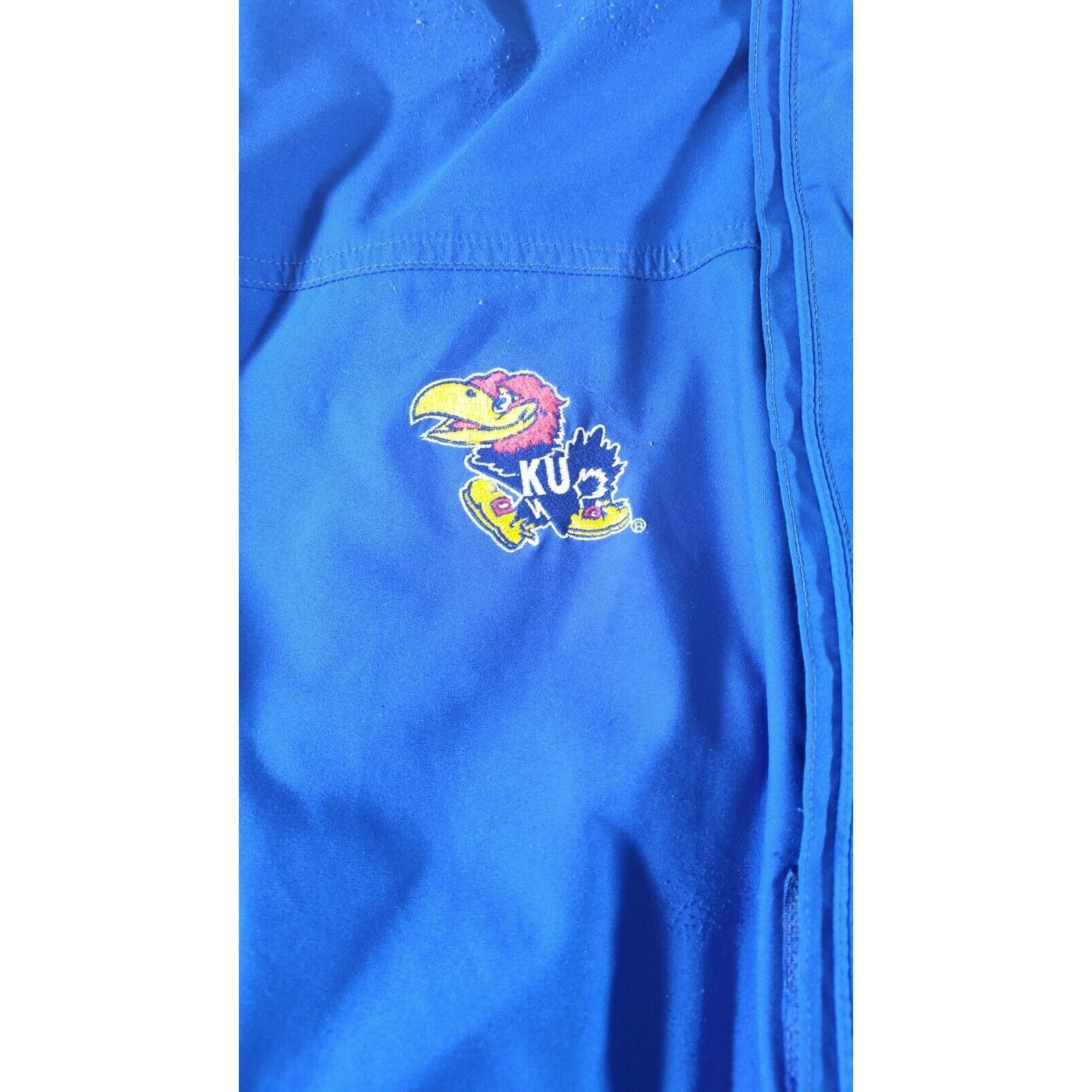 Nike VTG Kansas Jayhawks Team Nike Jacket Men’s L Blue Made USA Size US L / EU 52-54 / 3 - 9 Thumbnail