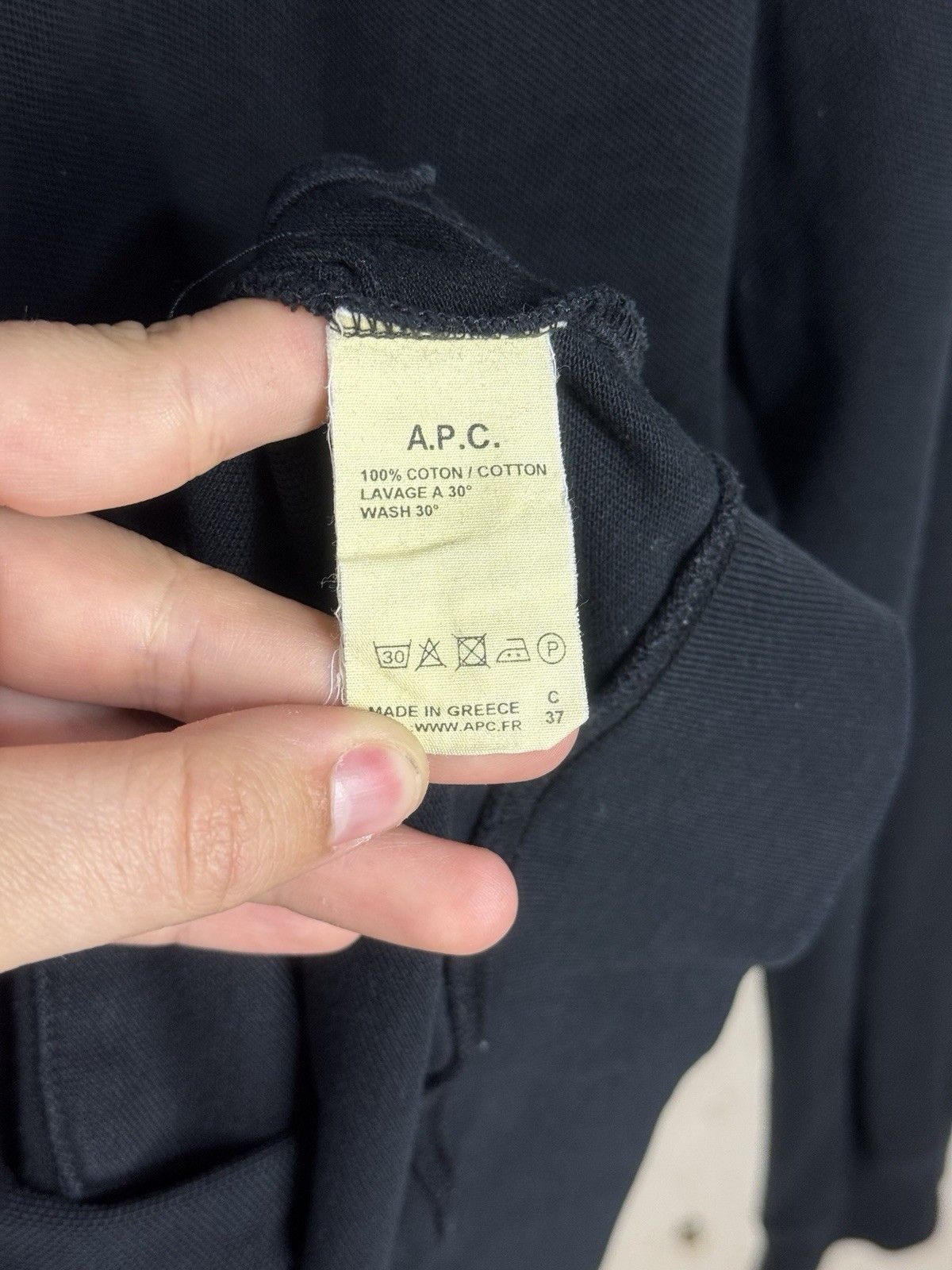 A.P.C. A.P.C. Mens Cotton Bomber Jacket Black Full Zip Jacket APC Size US M / EU 48-50 / 2 - 7 Thumbnail