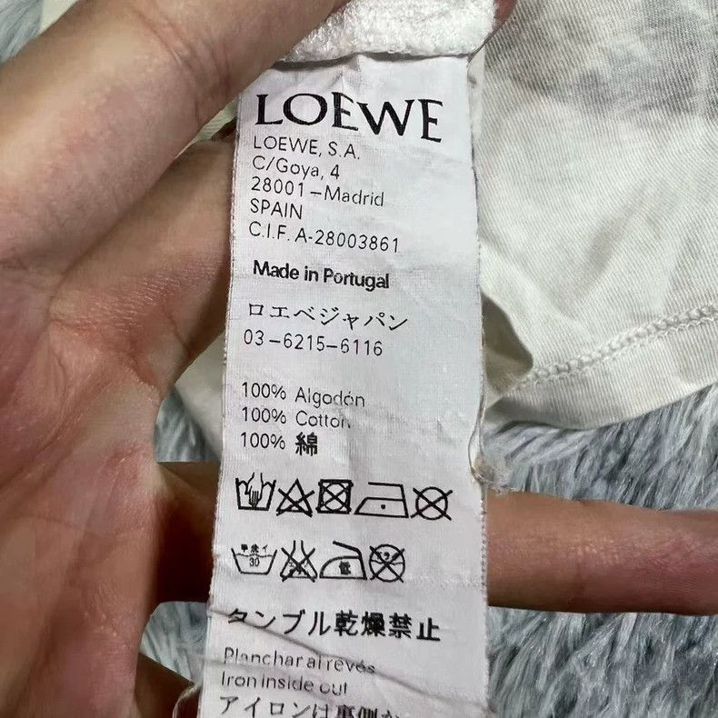 Loewe Loewe White printed short sleeves Size XL / US 12-14 / IT 48-50 - 3 Thumbnail